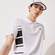 Lacoste Ultra Dry Men's Coloblock Tennis Polo White (1)