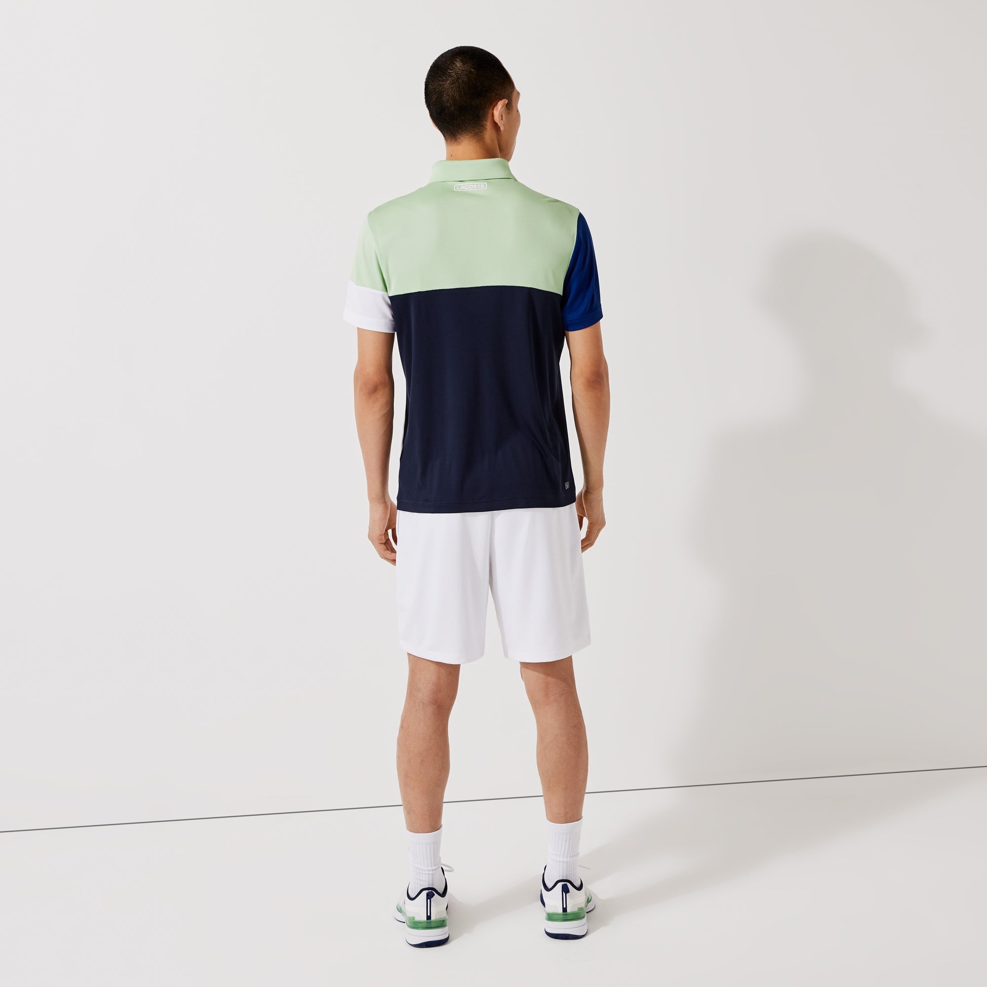 Lacoste Ultra Dry Men's Colorblock Tennis Polo Green (2)