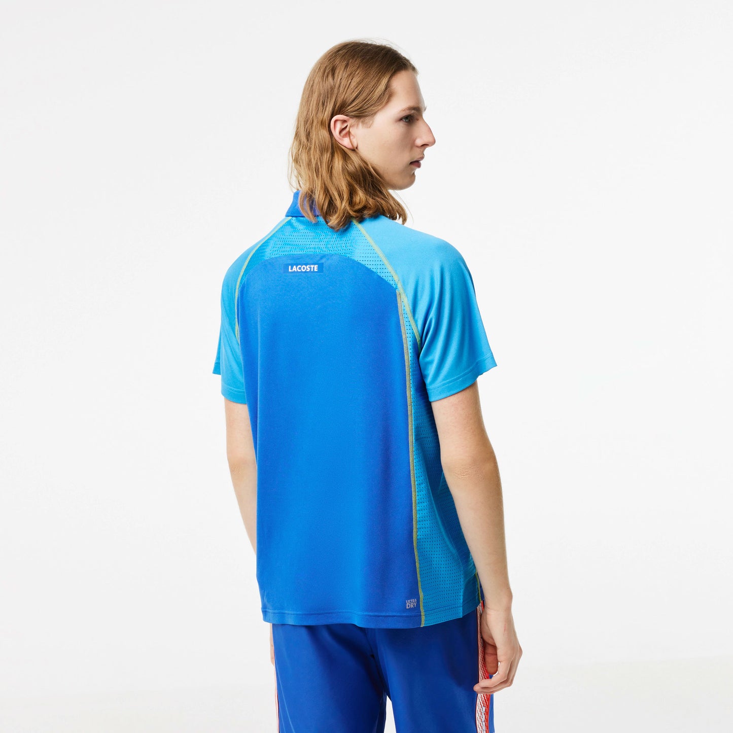 Lacoste Ultra Dry Men's Pique Tennis Polo Blue (2)