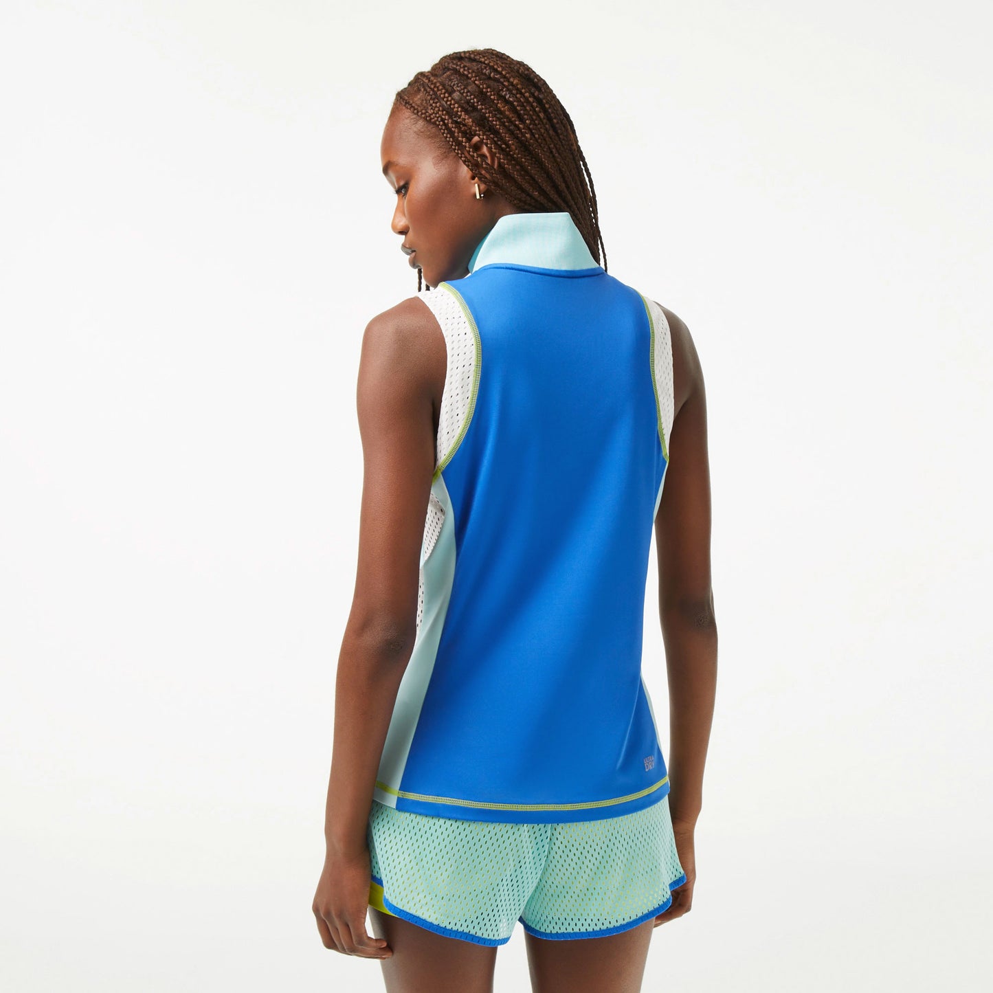 Lacoste Women's Sleeveless Tennis Polo Blue (2)
