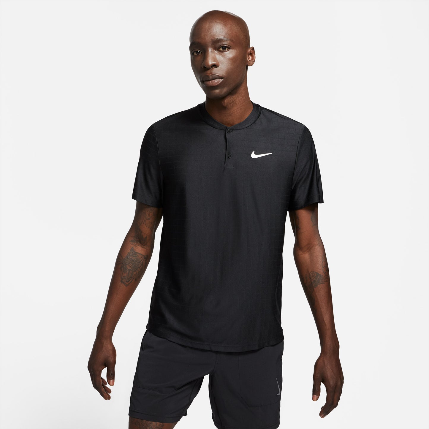 Nike Breathe Advantage Men's Tennis Polo Black (1)