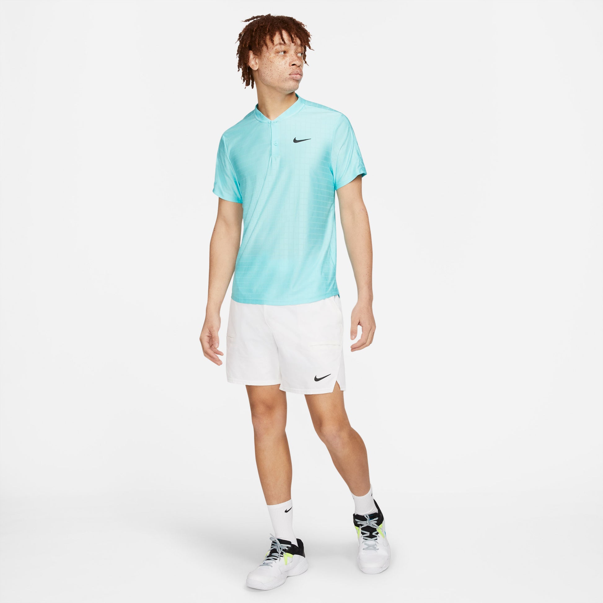 Nike Breathe Advantage Men's Tennis Polo Blue (3)