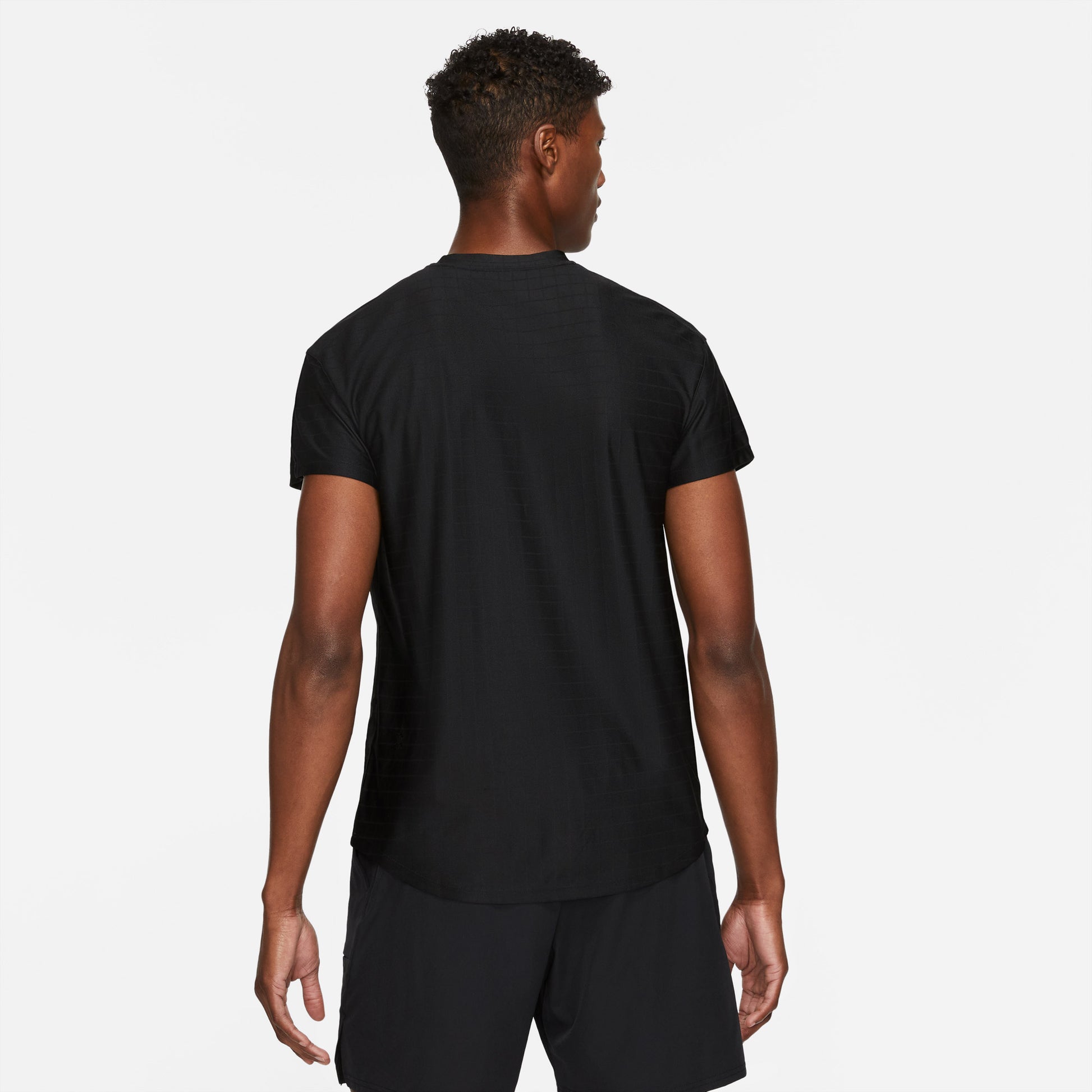 Nike Breathe Advantage Men's Tennis Shirt Black (2)