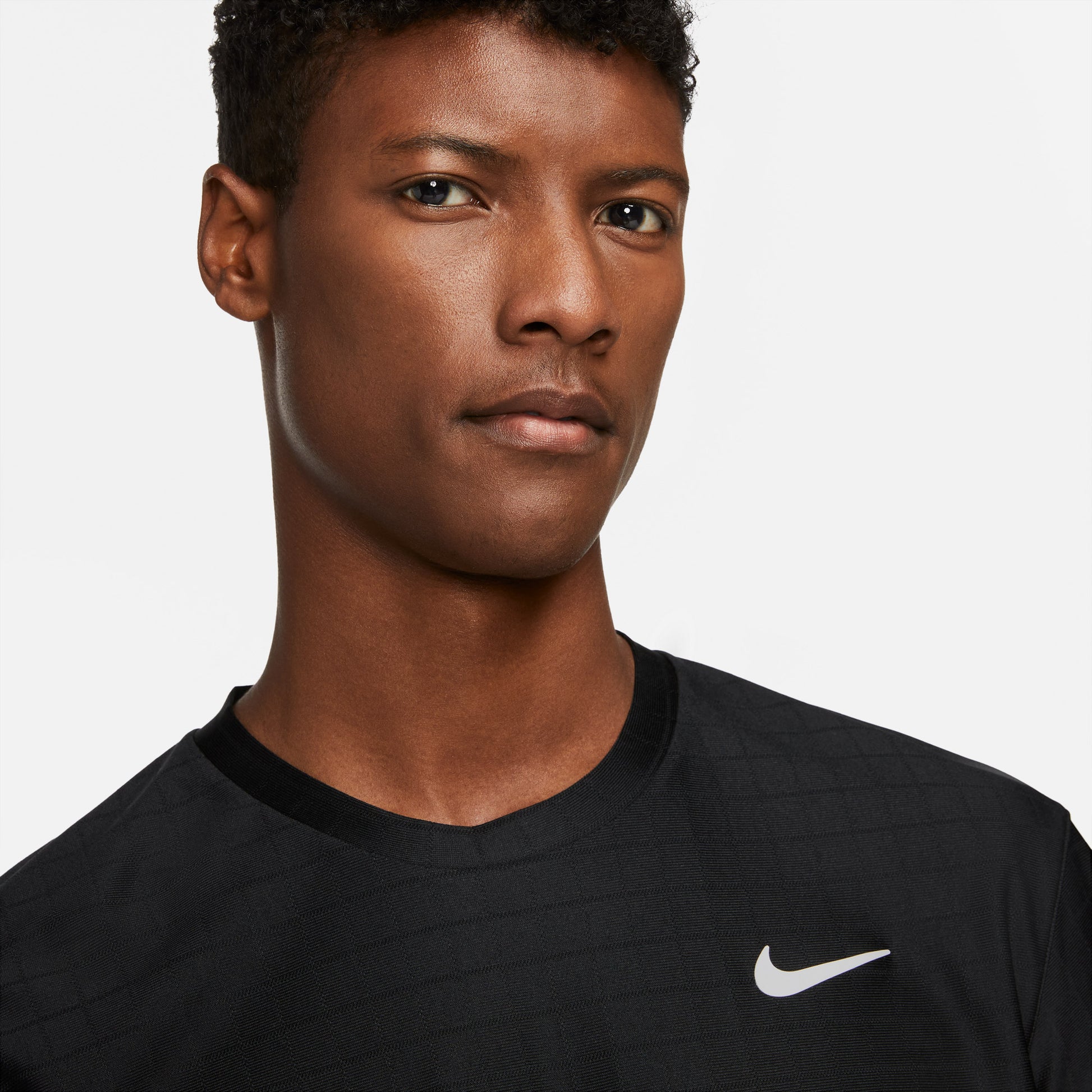 Nike Breathe Advantage Men's Tennis Shirt Black (4)