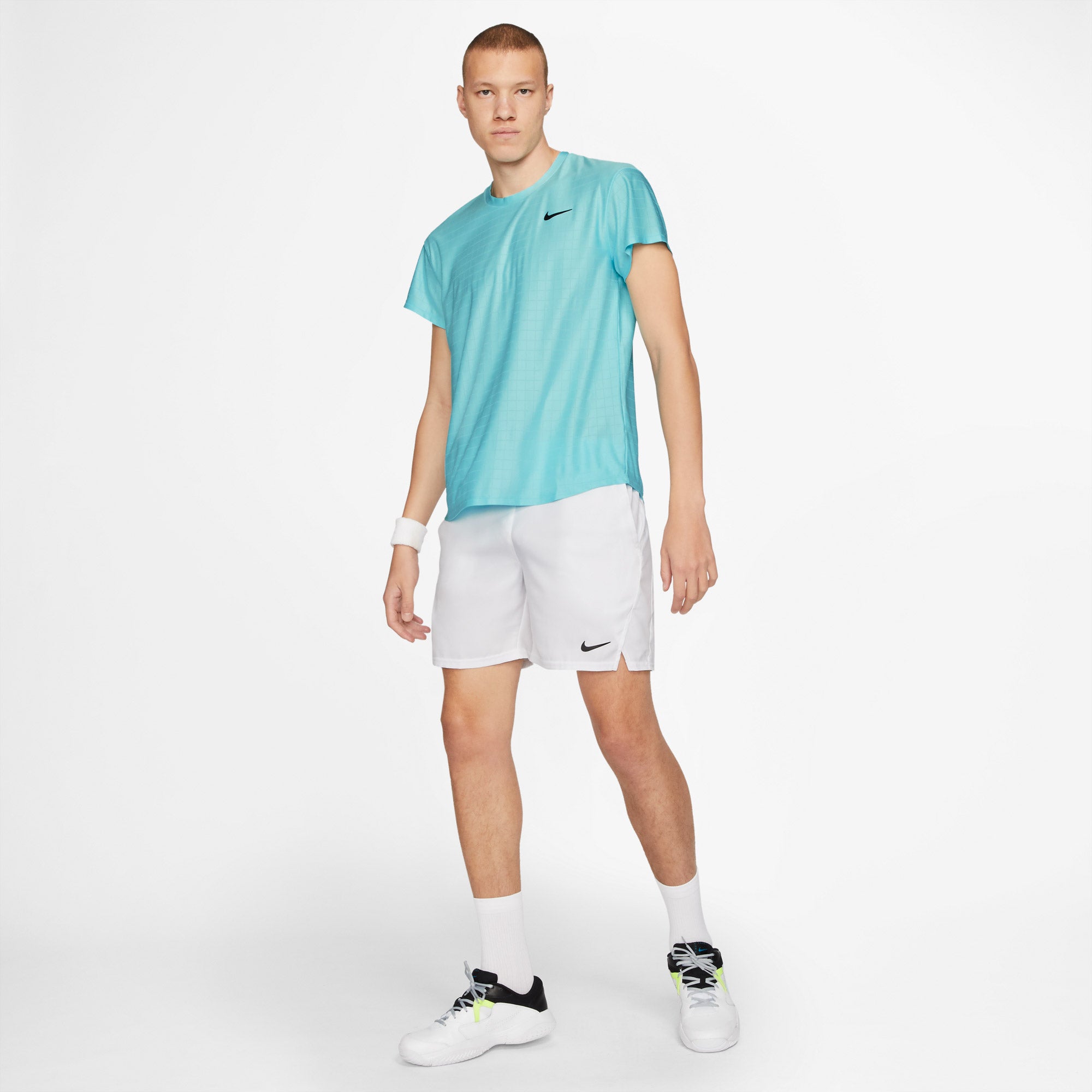Nike Breathe Advantage Men's Tennis Shirt Blue (3)