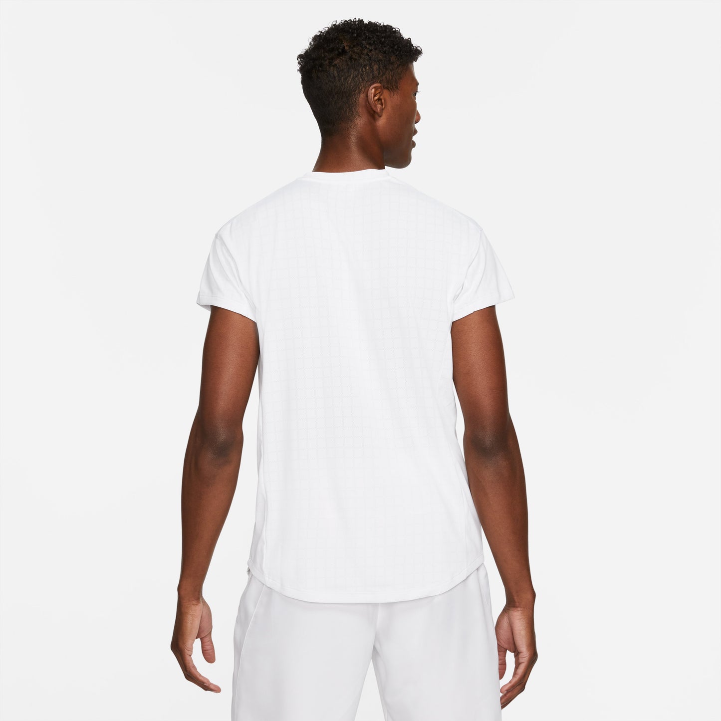 Nike Breathe Slam Men's Tennis Shirt White (2)