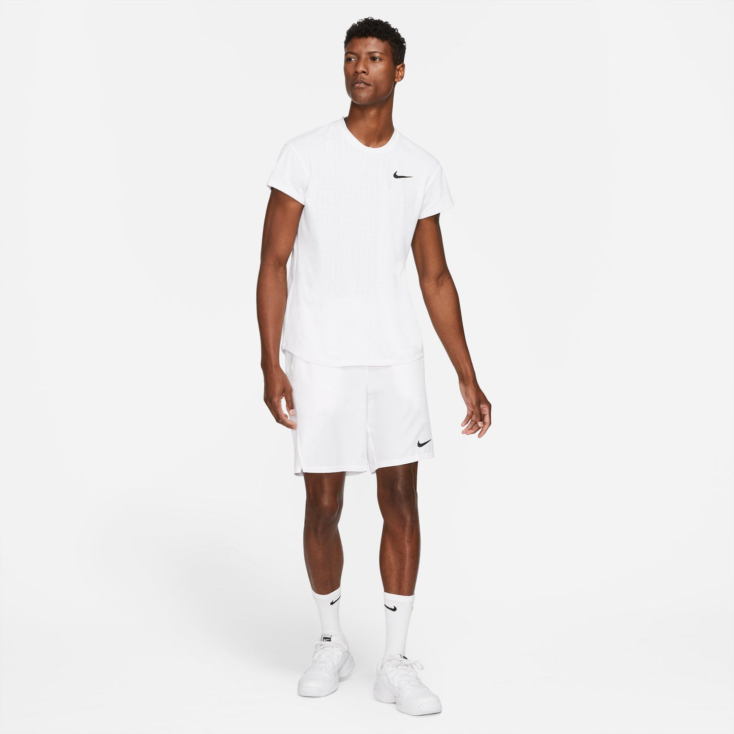 Nike Breathe Slam Men's Tennis Shirt White (3)
