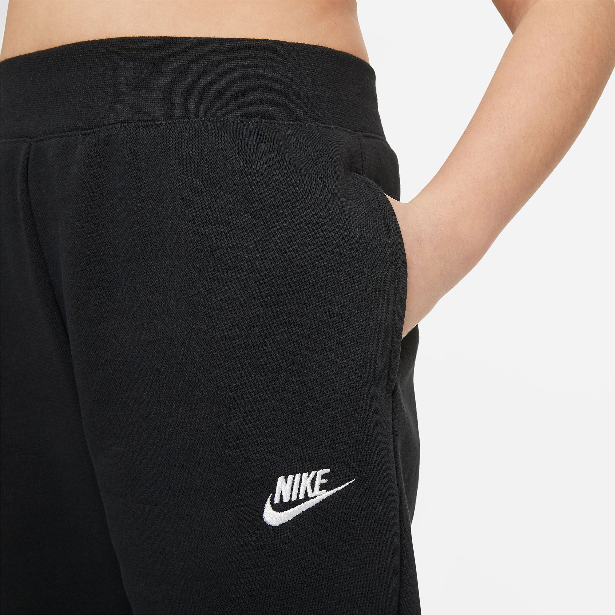 Nike Club Girls' Fleece Pants Black Tennis Only - Main Image