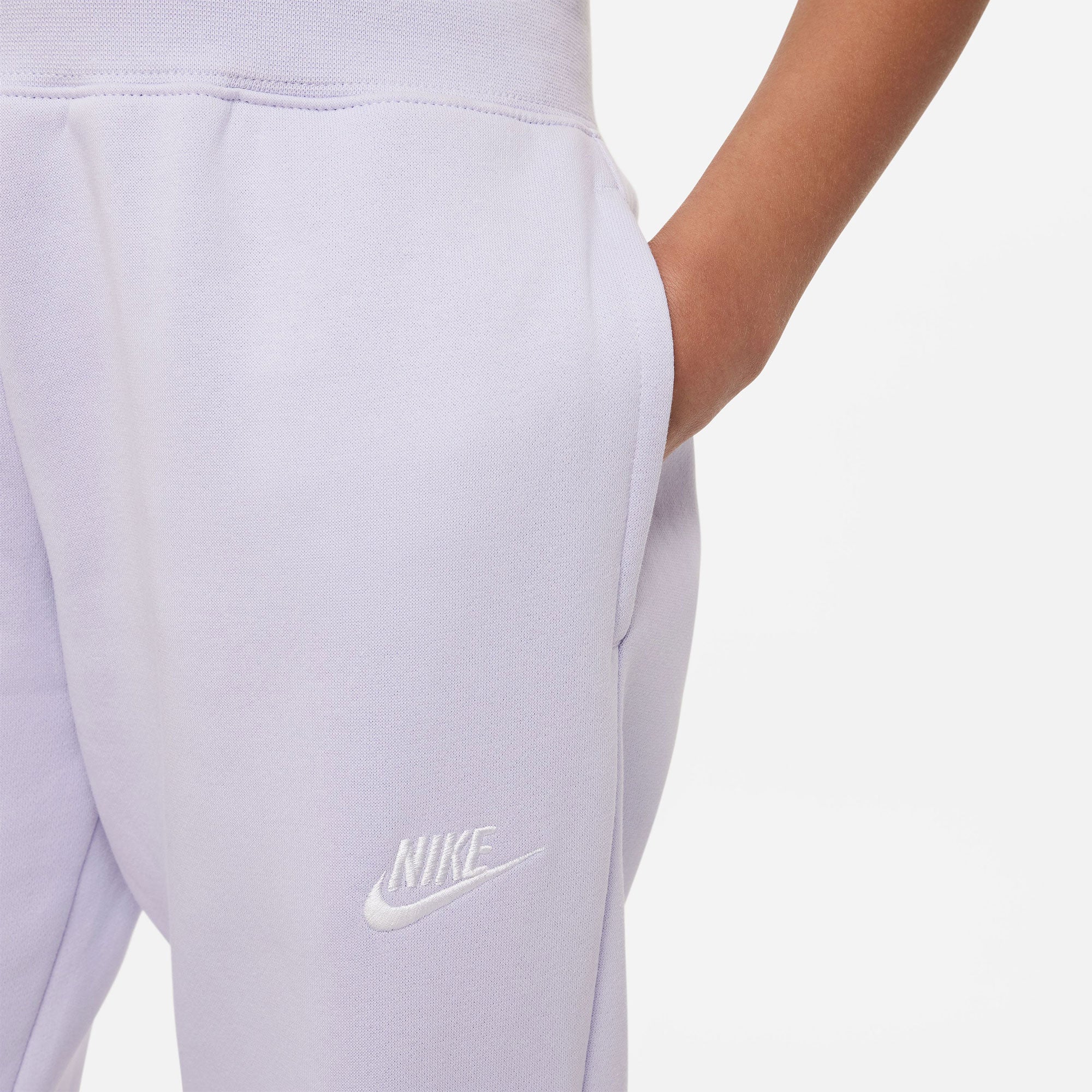 Nike Club Girls' Fleece Pants Purple (3)