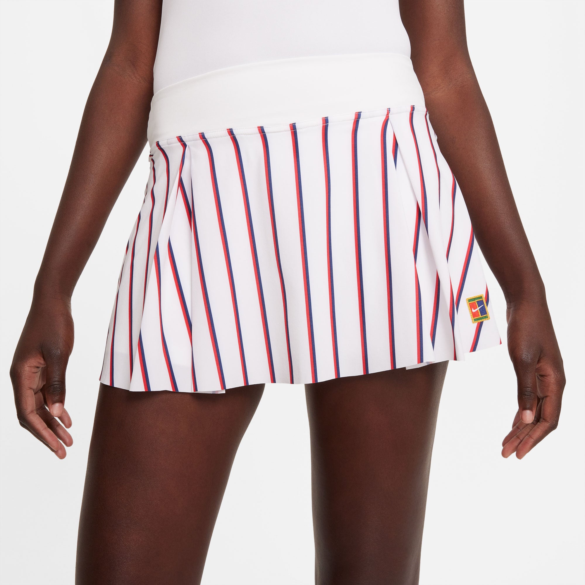 Nike Club Heritage Women's Regular Printed Tennis Skirt White (4)