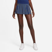 Nike Club Heritage Women's Regular Printed Tennis Skirt Blue (1)