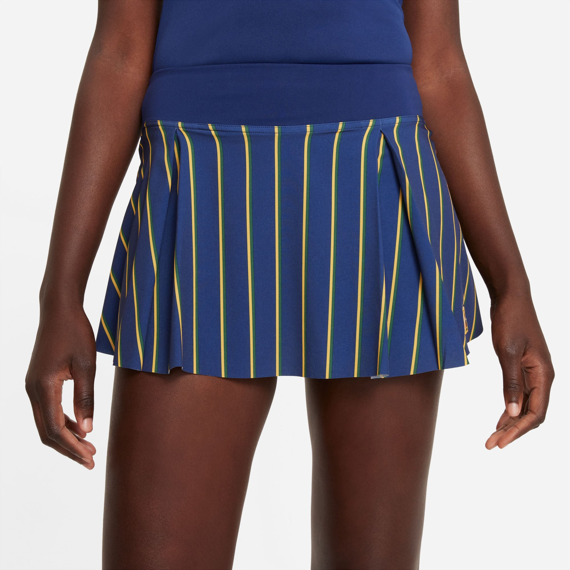 Nike Club Heritage Women's Regular Printed Tennis Skirt Blue (4)