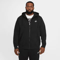 Nike Club Men's Fleece Full-Zip Hoodie Black (1)