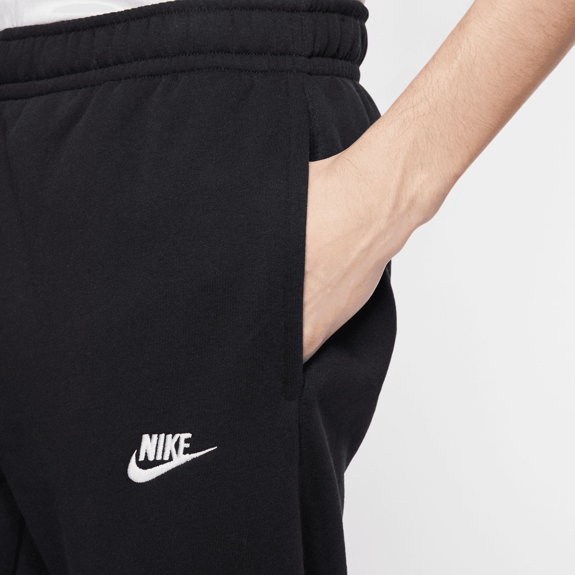 Nike Club Men's Fleece Pants Black (3)