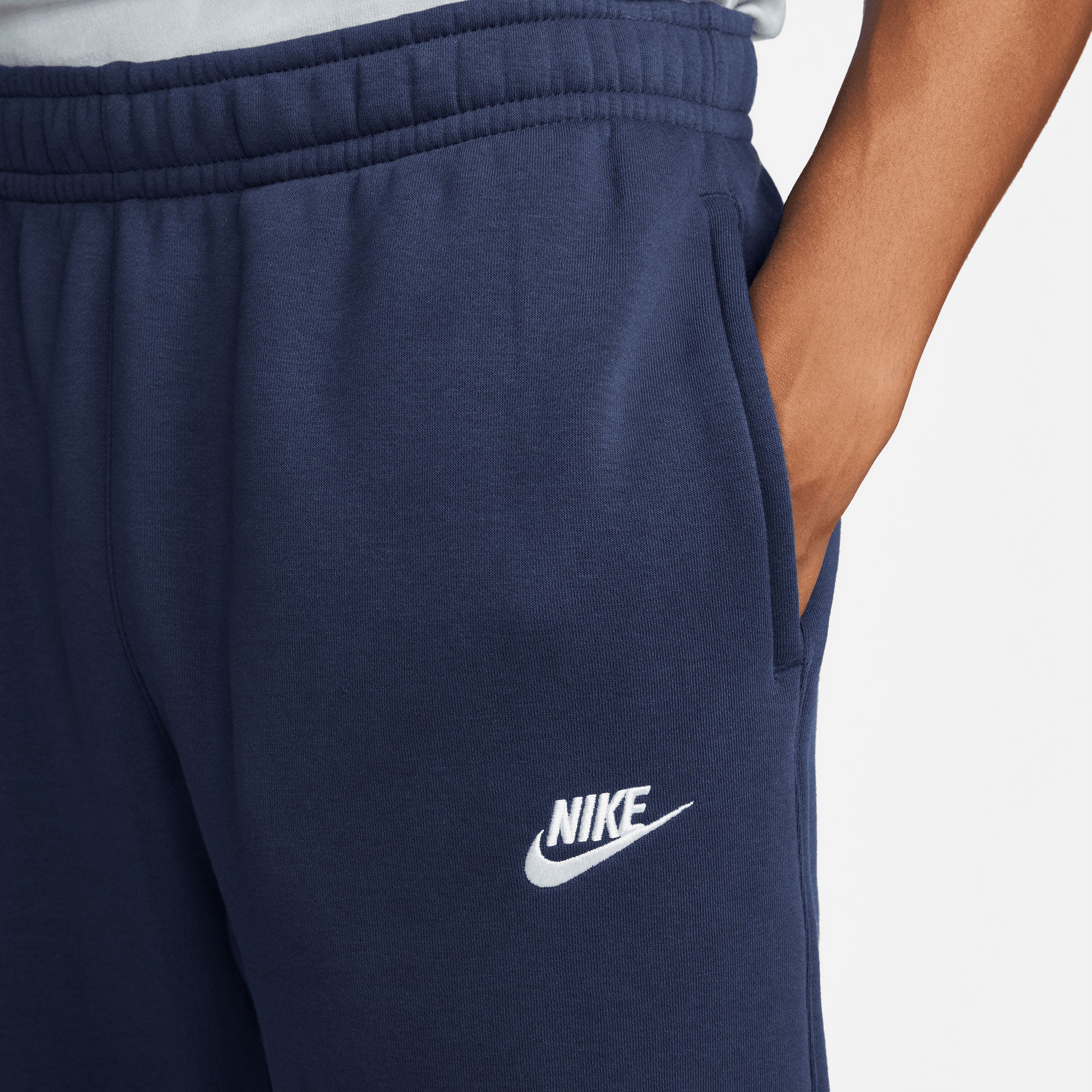 Nike Club Men's Fleece Pants Blue (3)