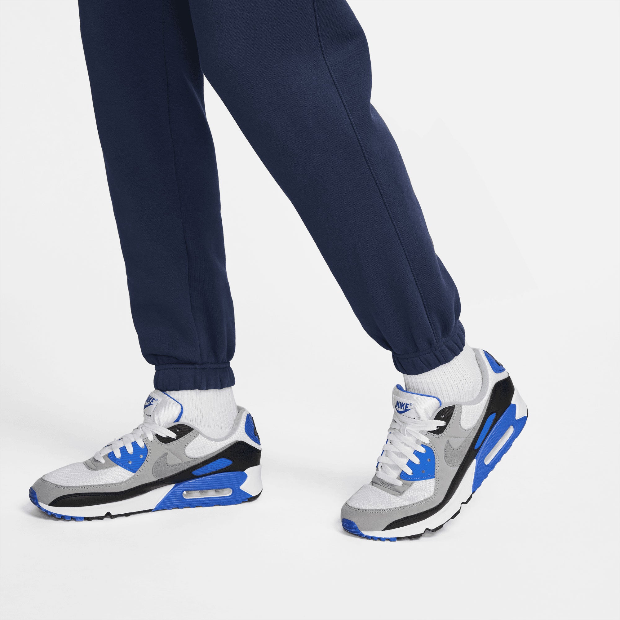 Nike Club Men's Fleece Pants Blue (4)