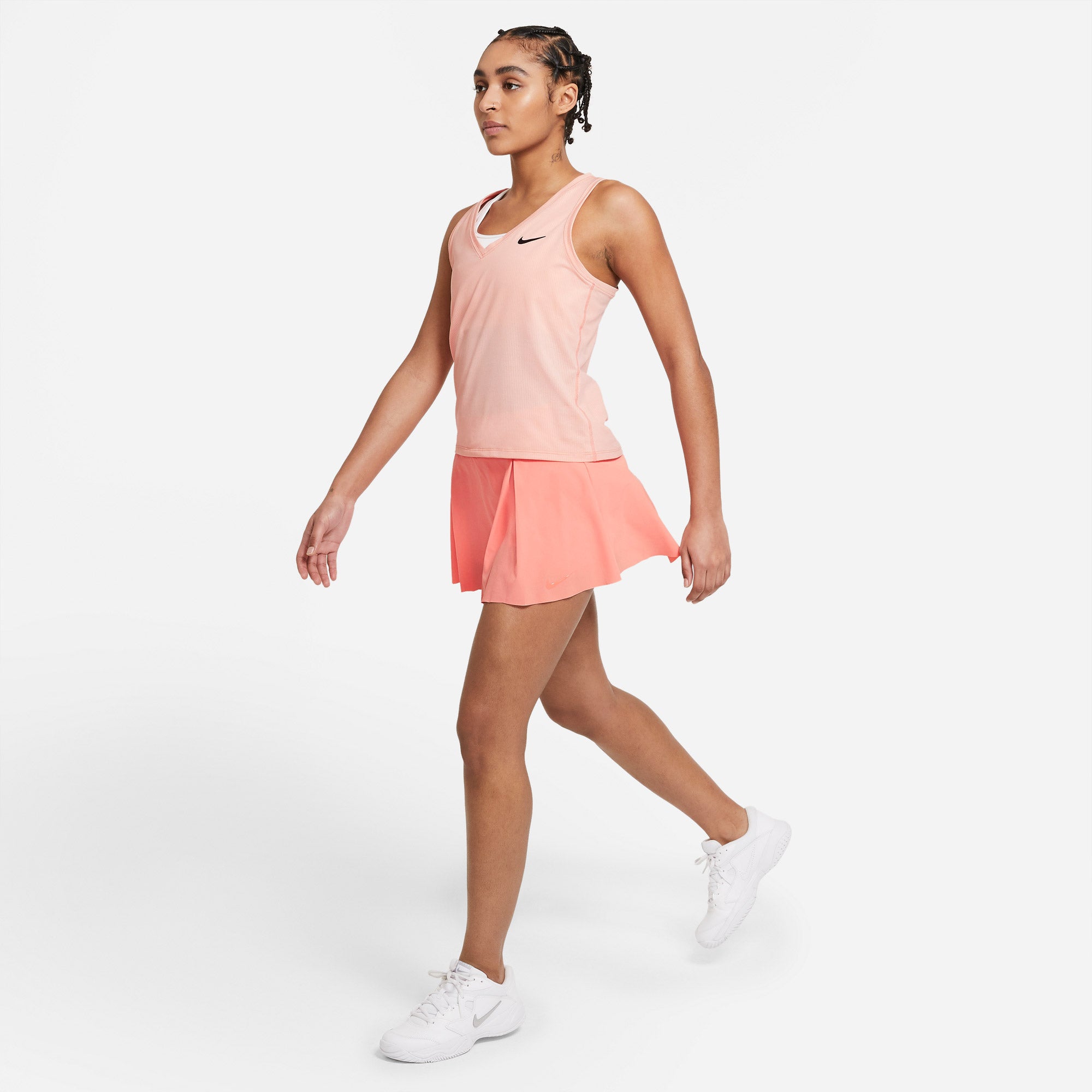 Nike Club Women's Regular 13-Inch Tennis Skirt Orange (3)