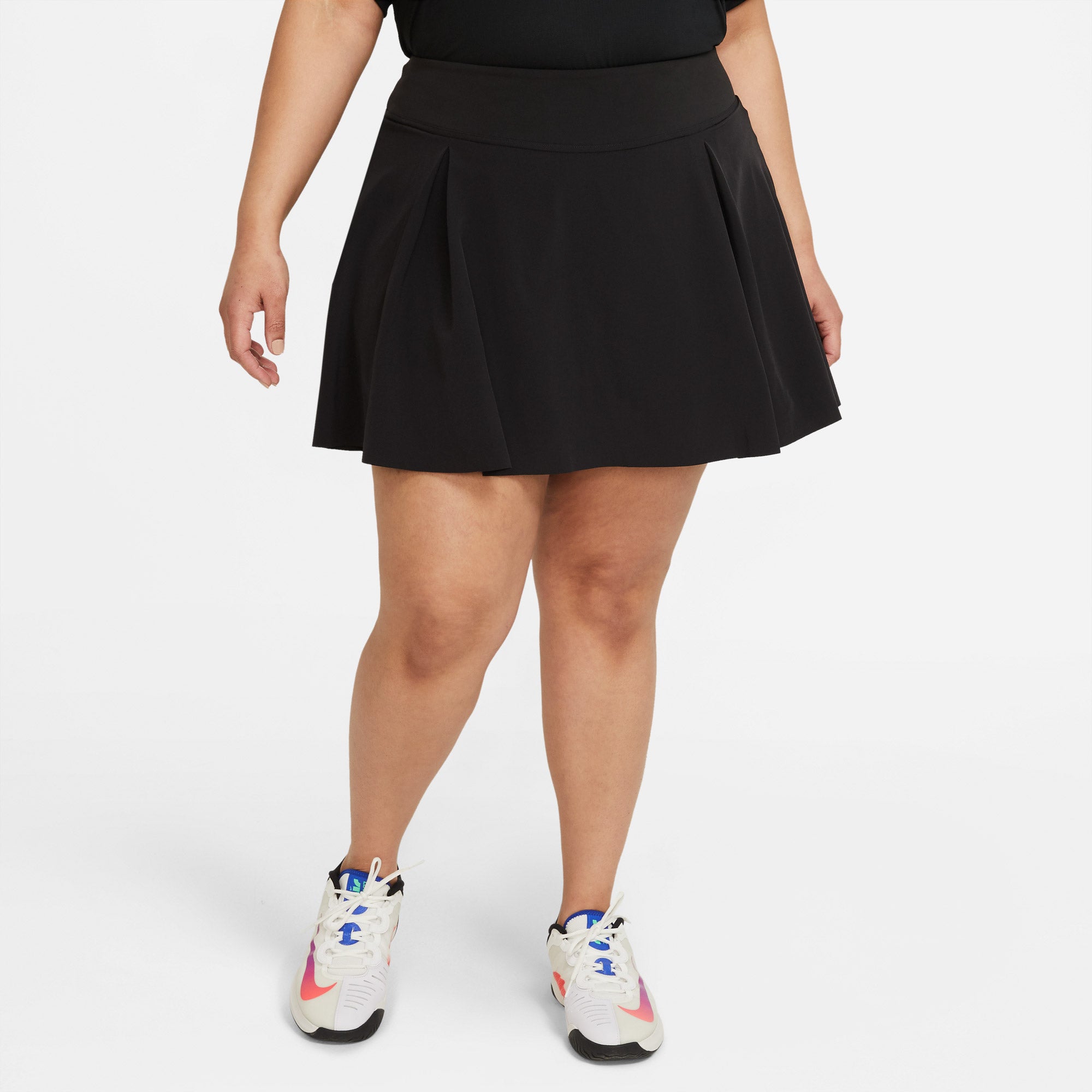 Nike Club Women's Tall 15-Inch Tennis Skirt (Plus Size) Black (1)