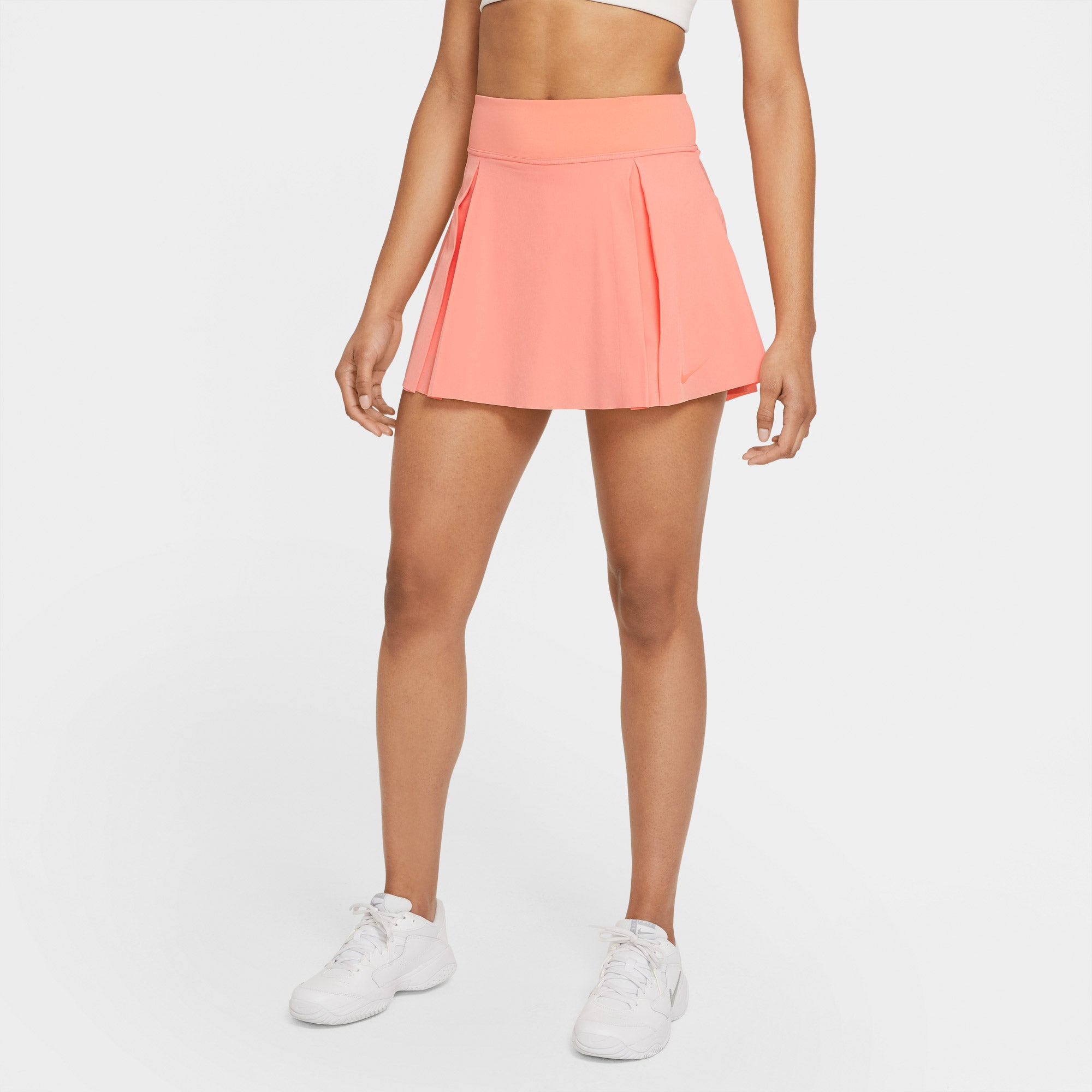 Nike Club Women's Tall 15-Inch Tennis Skirt Orange (1)