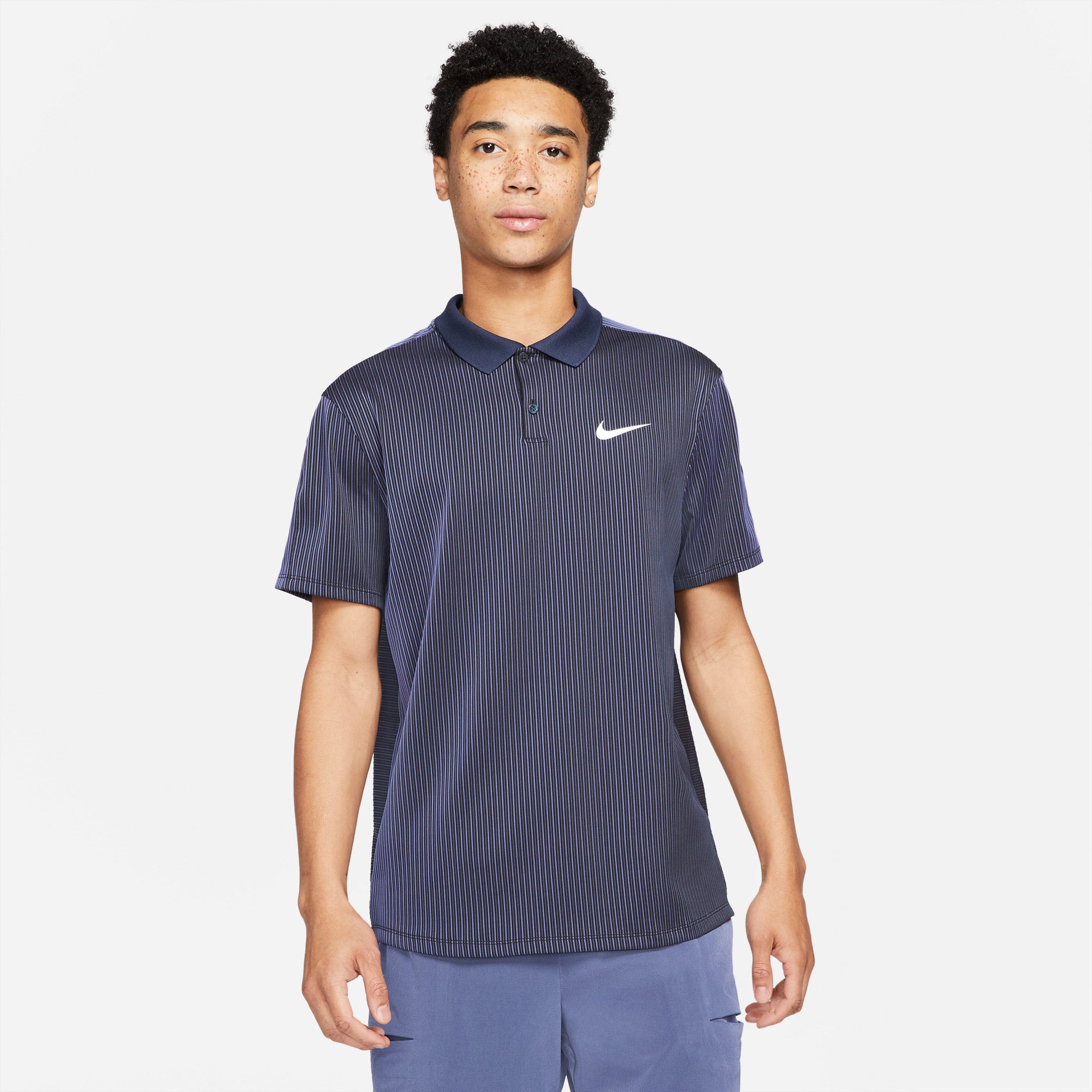 Nike Dri-FIT ADV Slam Men's Tennis Polo Blue (1)