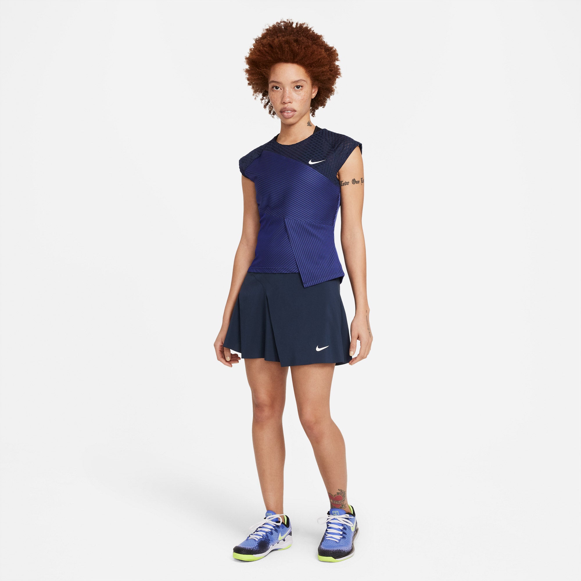 Nike Dri-FIT ADV Slam Women's Tennis Skirt Blue (3)
