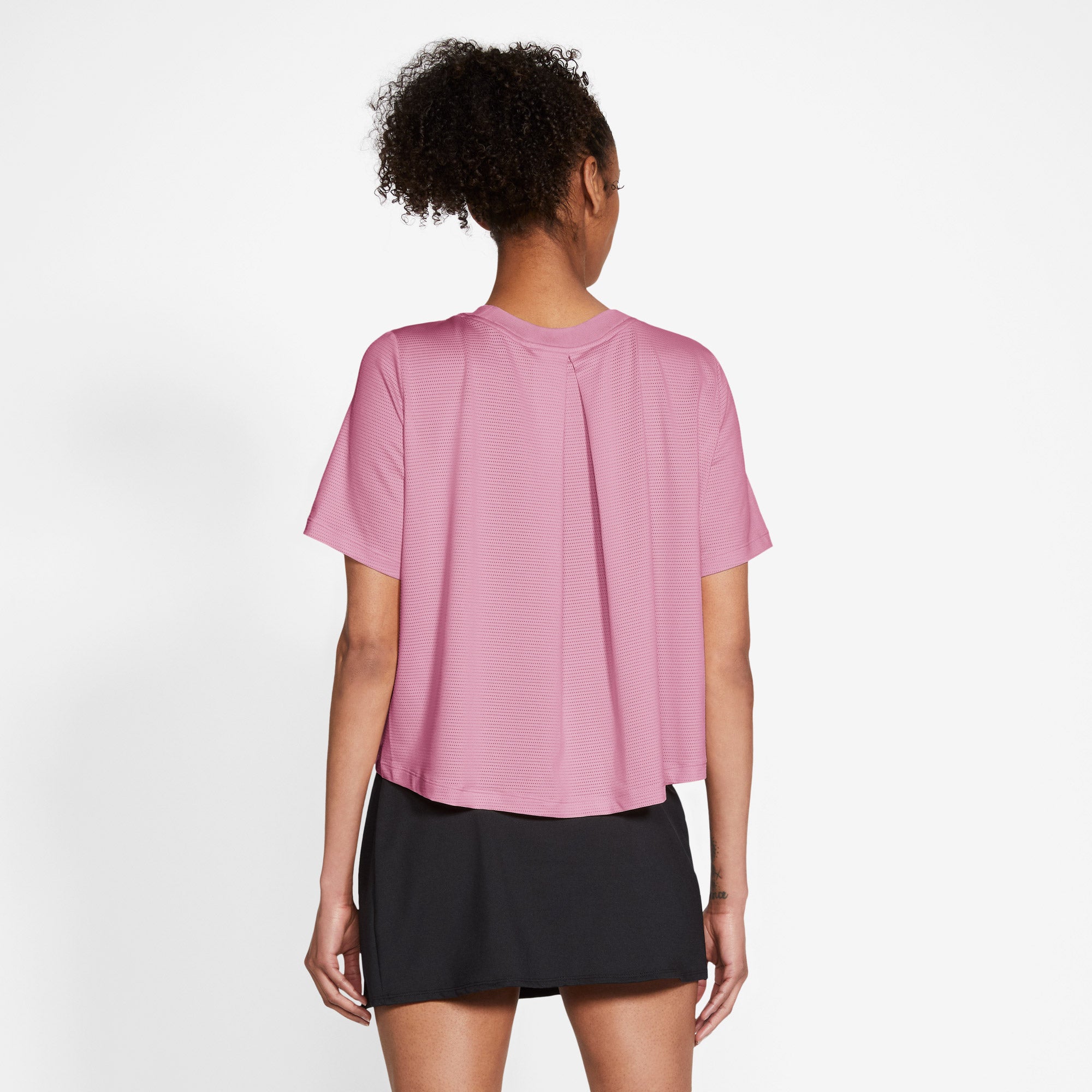 Nike Dri-Fit Advantage Women's Tennis Shirt Pink (2)