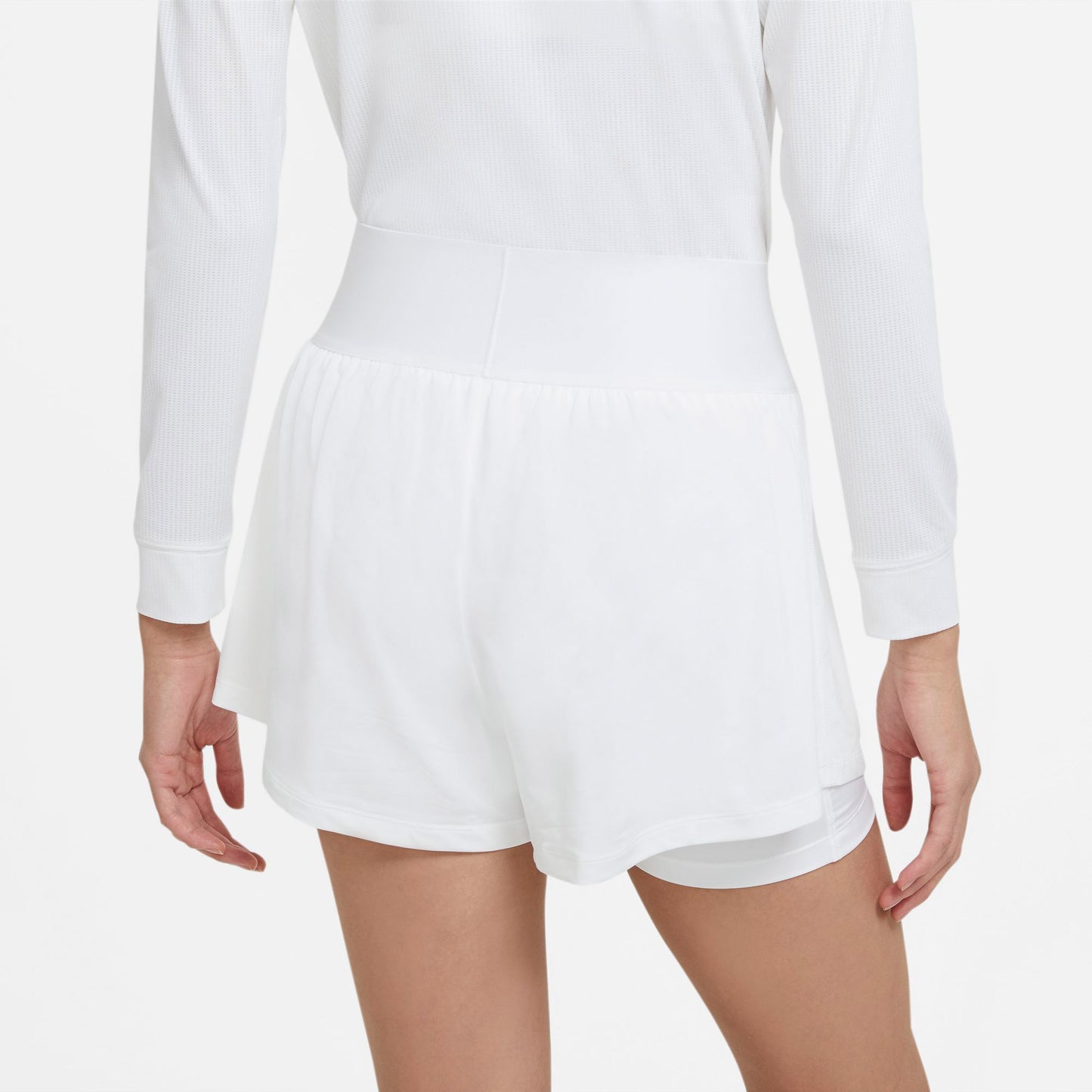Nike Dri-FIT Advantage Women's Tennis Shorts White (2)