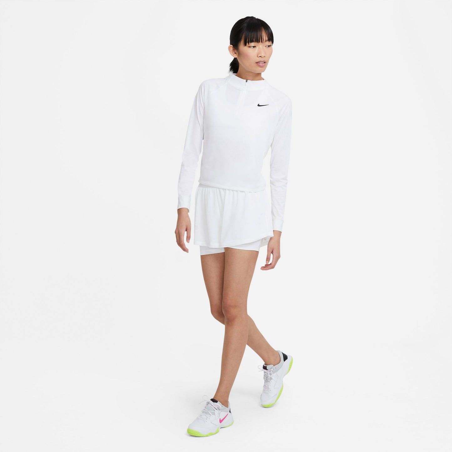 Nike Dri-FIT Advantage Women's Tennis Shorts White (3)