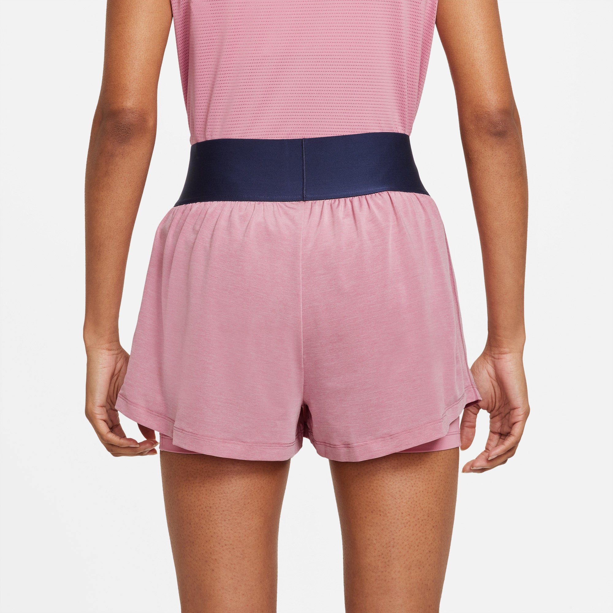 Nike Dri-FIT Advantage Women's Tennis Shorts Pink (2)