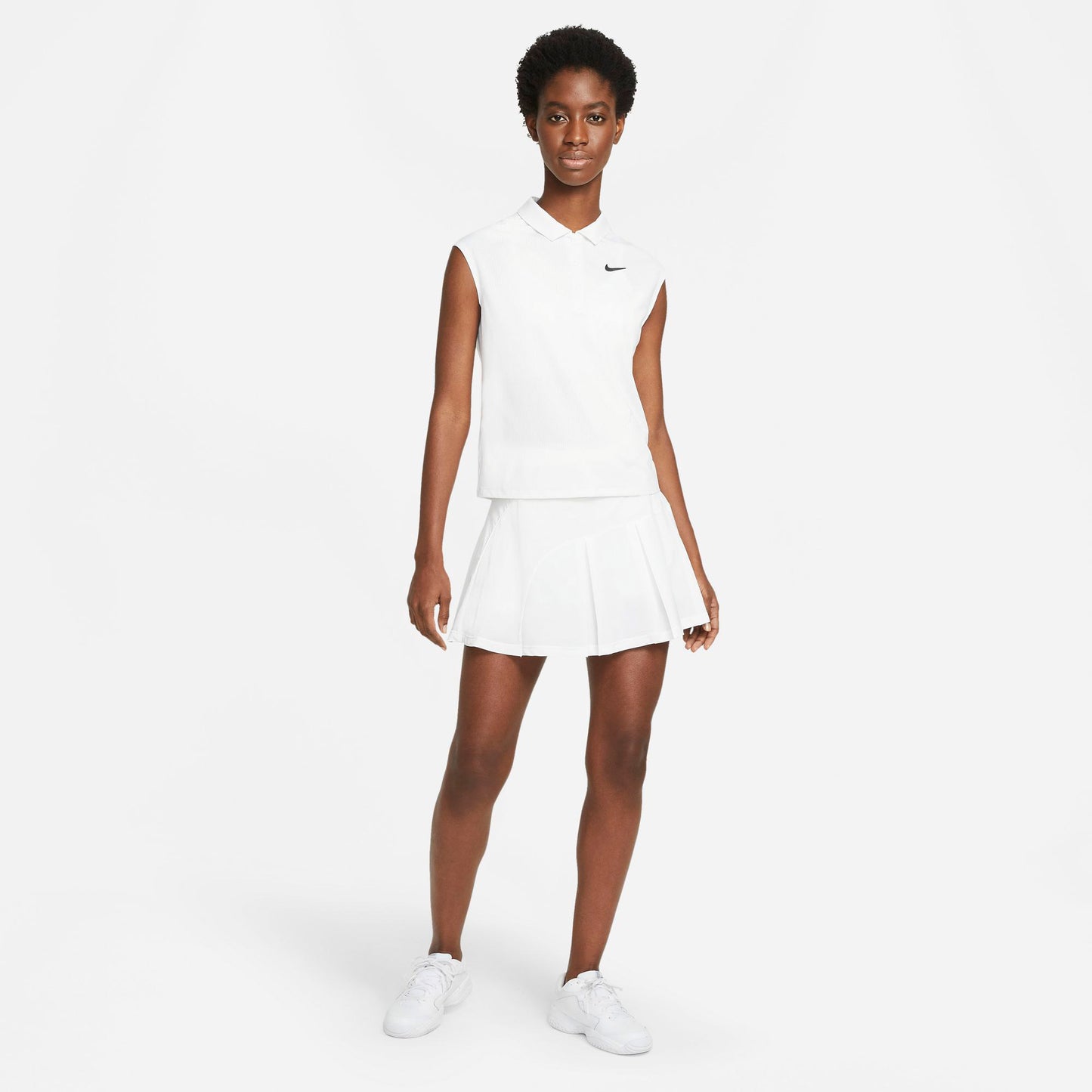 Nike Dri-FIT Advantage Women's Tennis Skirt White (3)