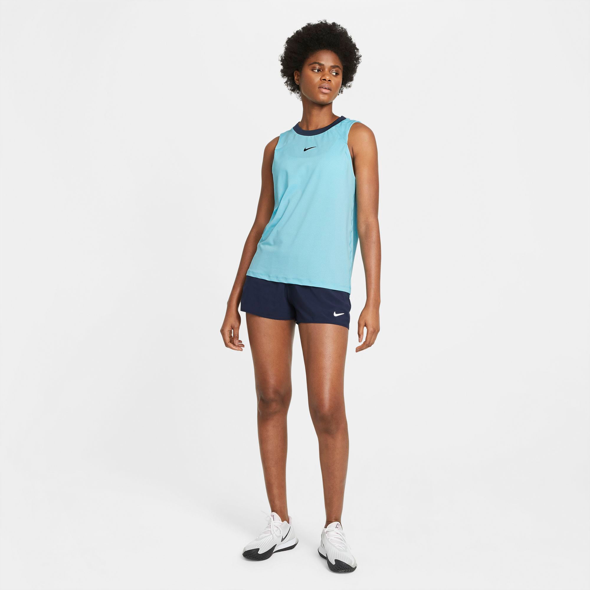 Nike Dri-FIT Advantage Women's Tennis Tank Blue (3)