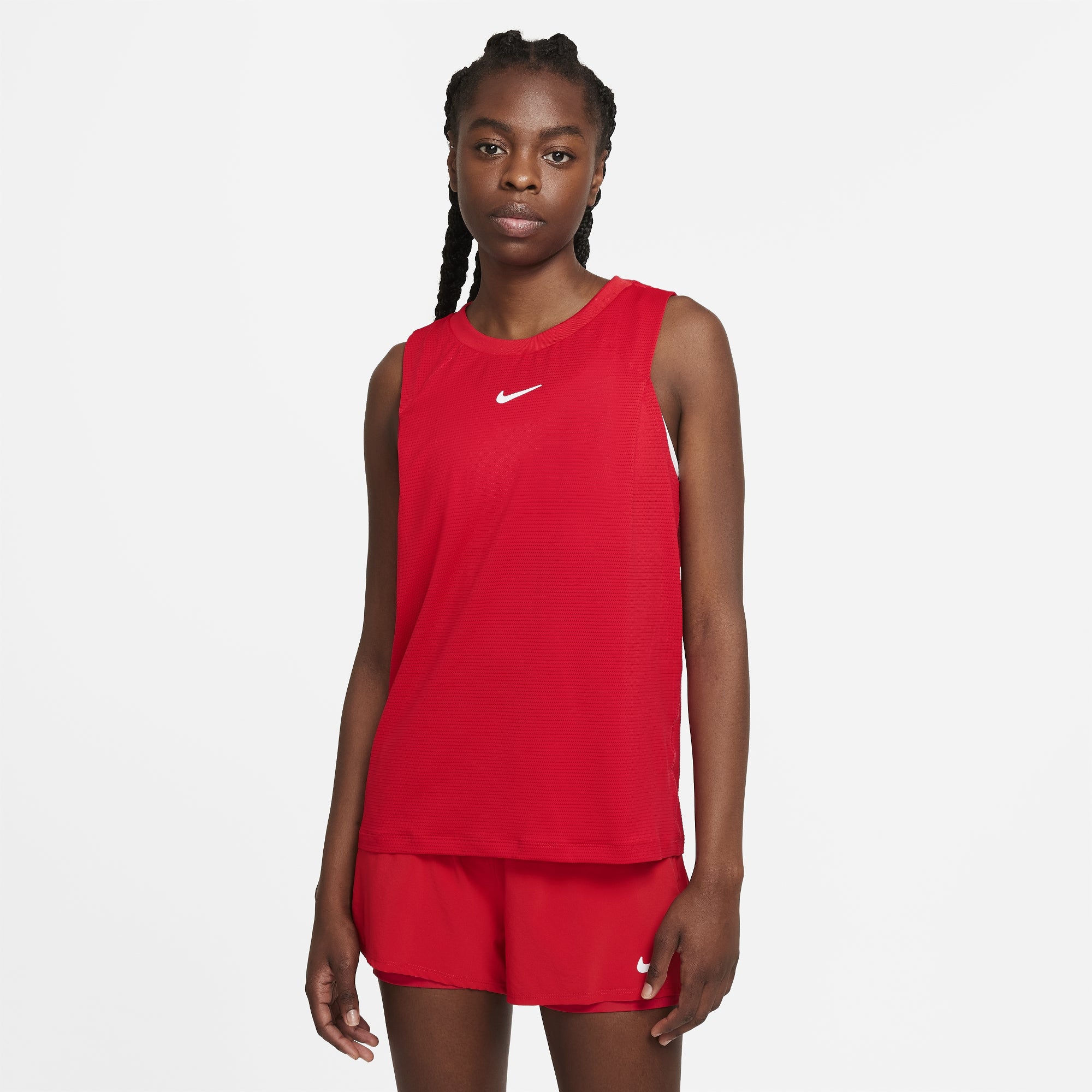 Nike Dri-FIT Advantage Women's Tennis Tank Red (1)