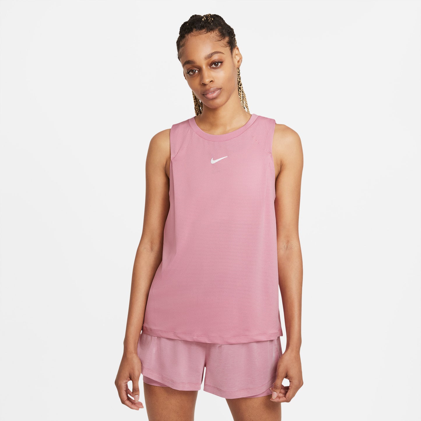 Nike Dri-FIT Advantage Women's Tennis Tank Pink (1)