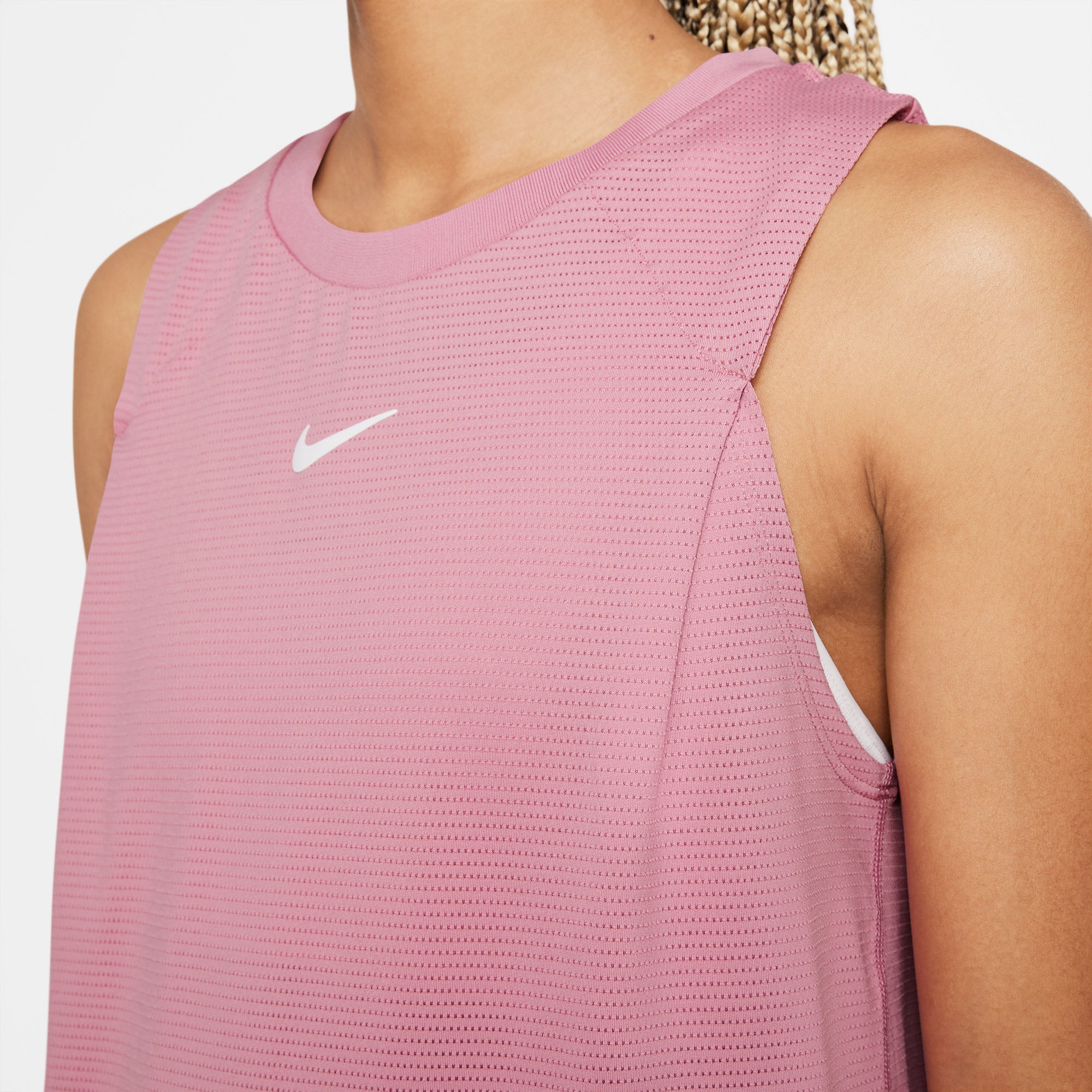 Nike Dri-FIT Advantage Women's Tennis Tank Pink (5)