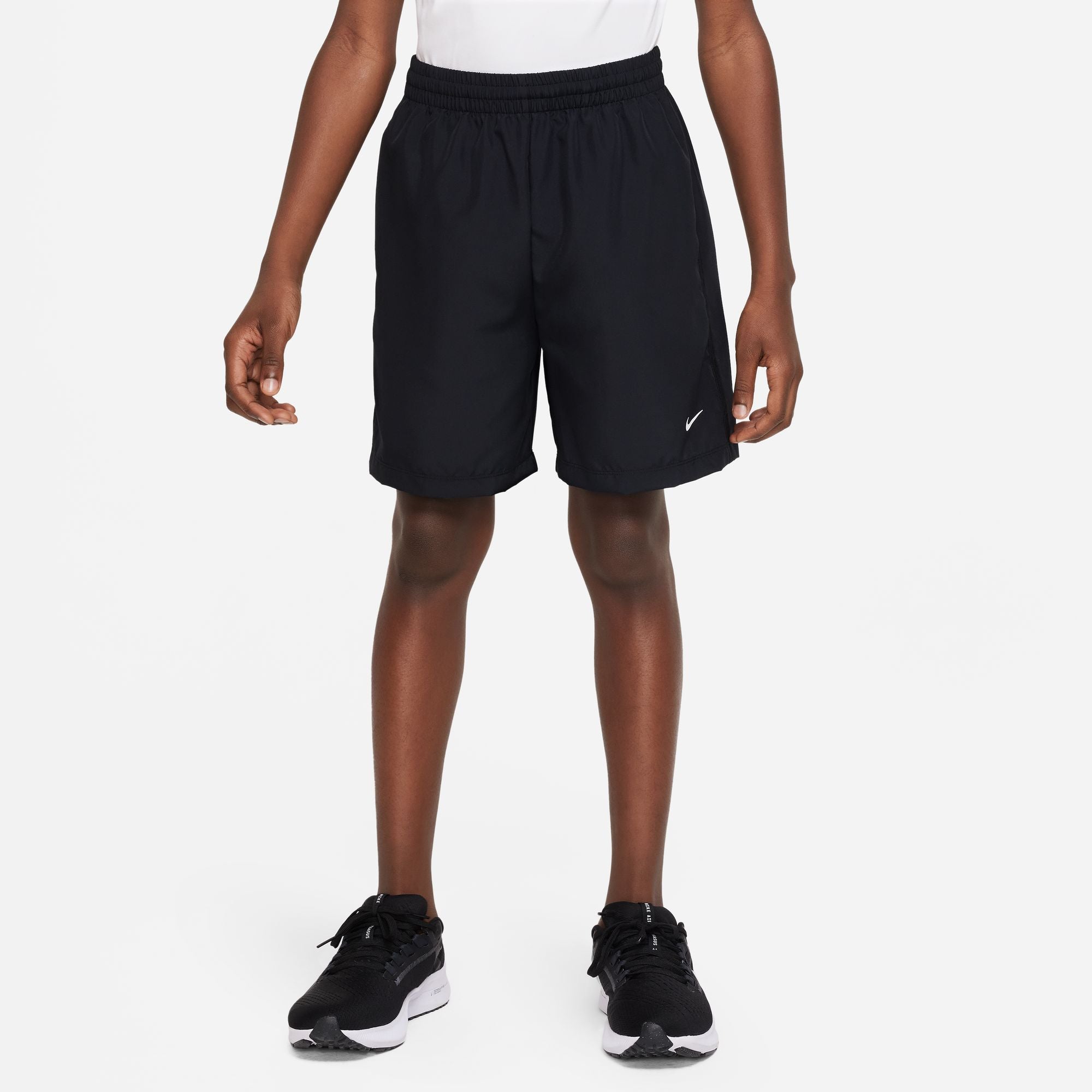 Nike Dri-FIT Boys' Woven Shorts Black (1)
