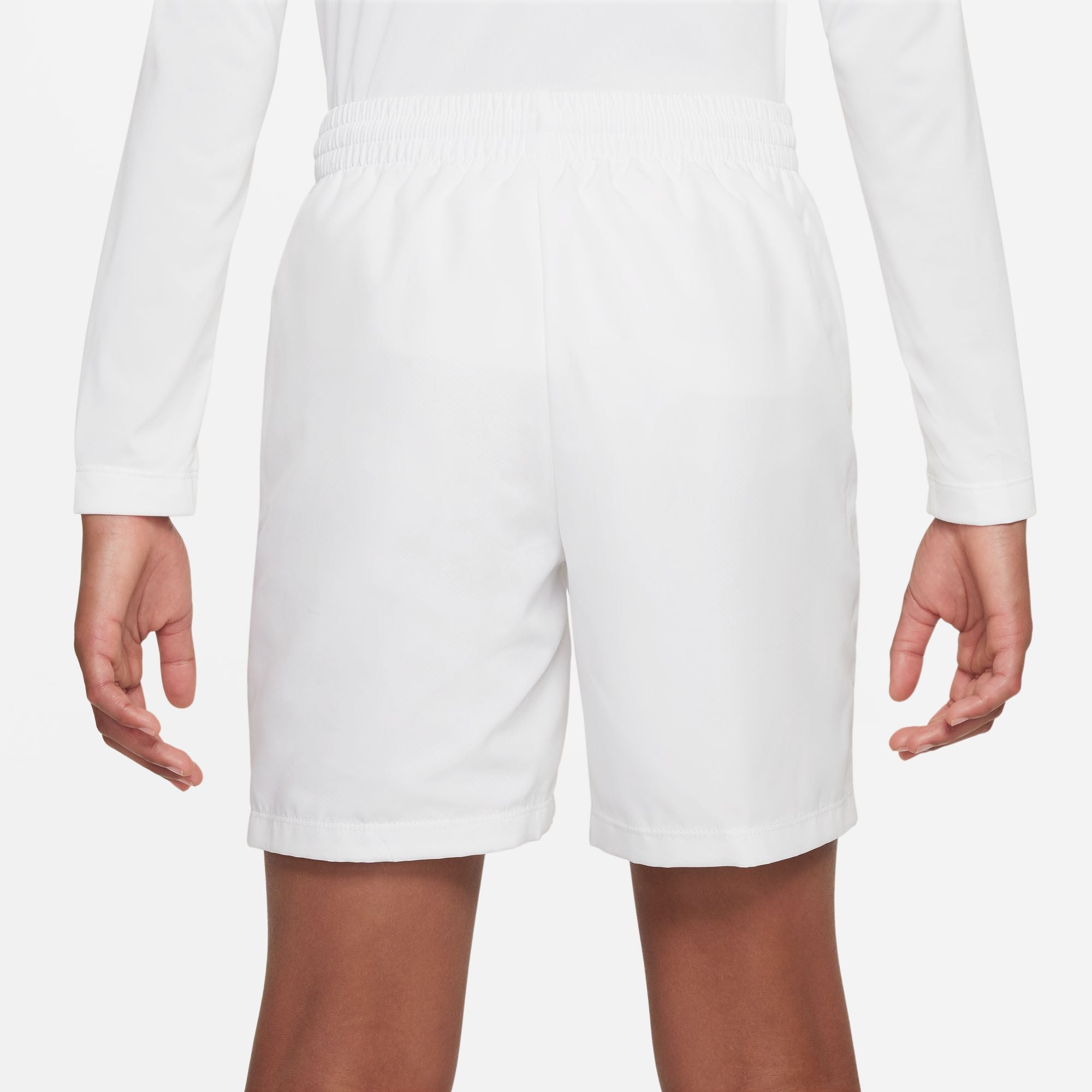 Nike Dri-FIT Boys' Woven Shorts White (2)