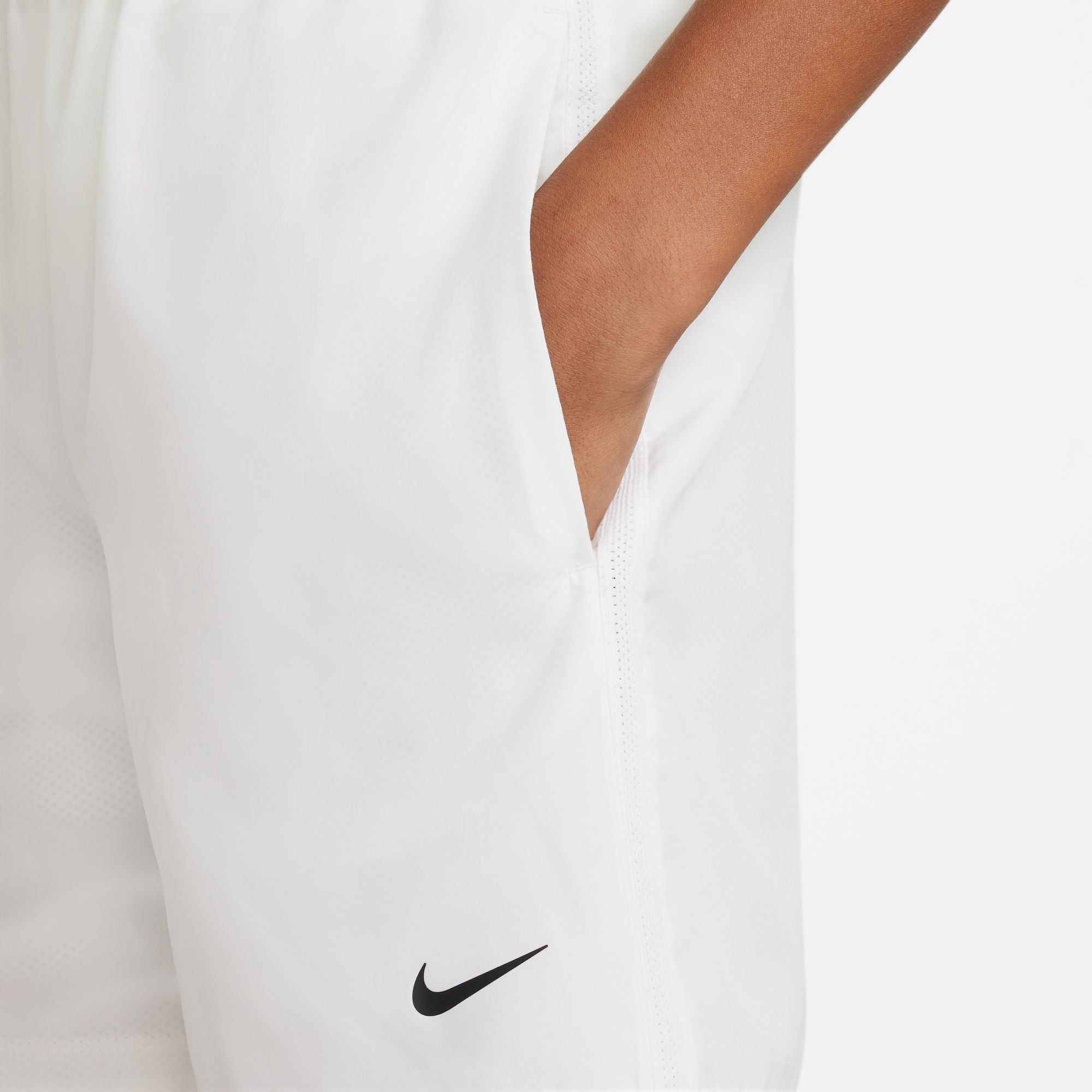 Nike Dri-FIT Boys' Woven Shorts White (5)