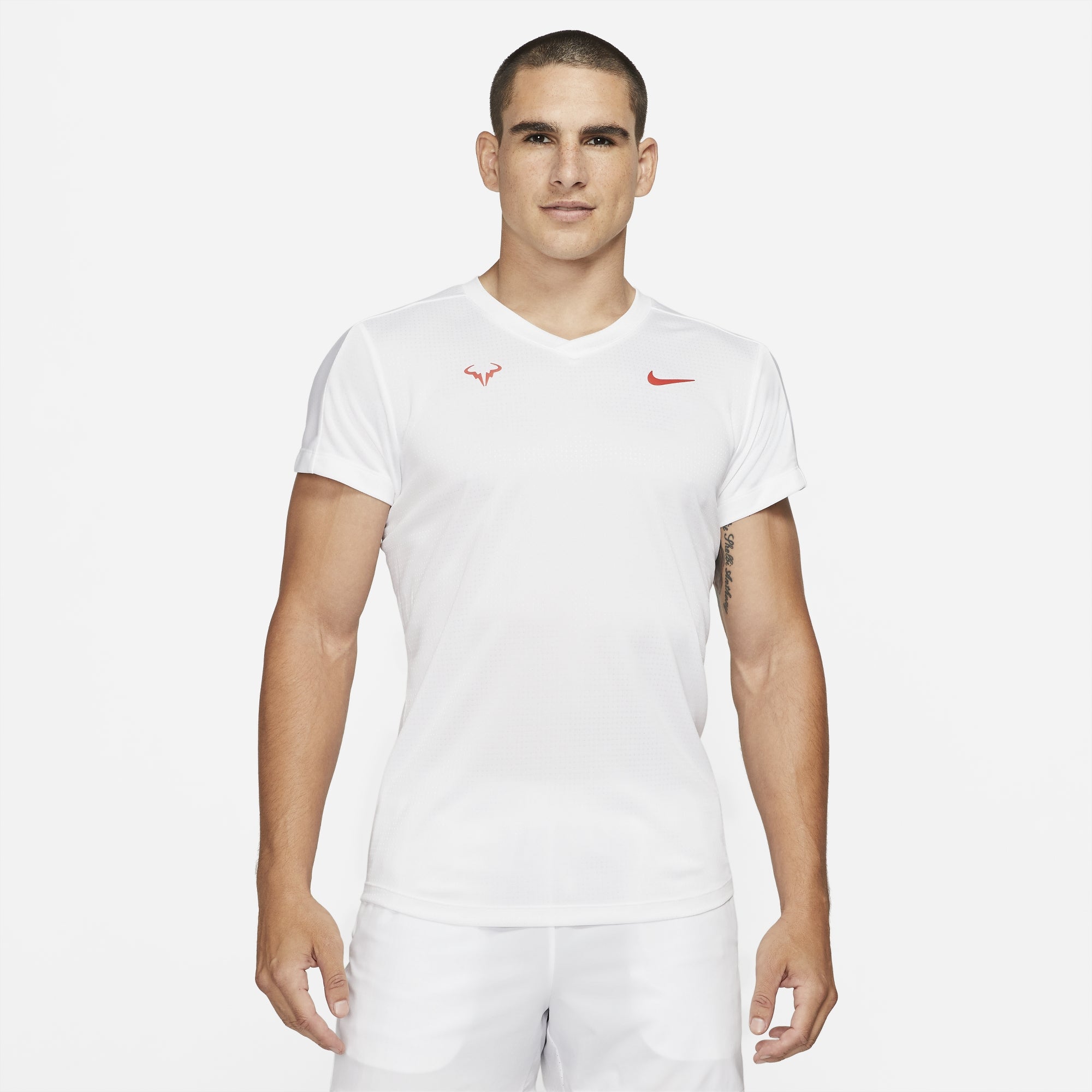 Nike Dri-FIT Challenger Rafa Slam Men's Tennis Shirt White (1)