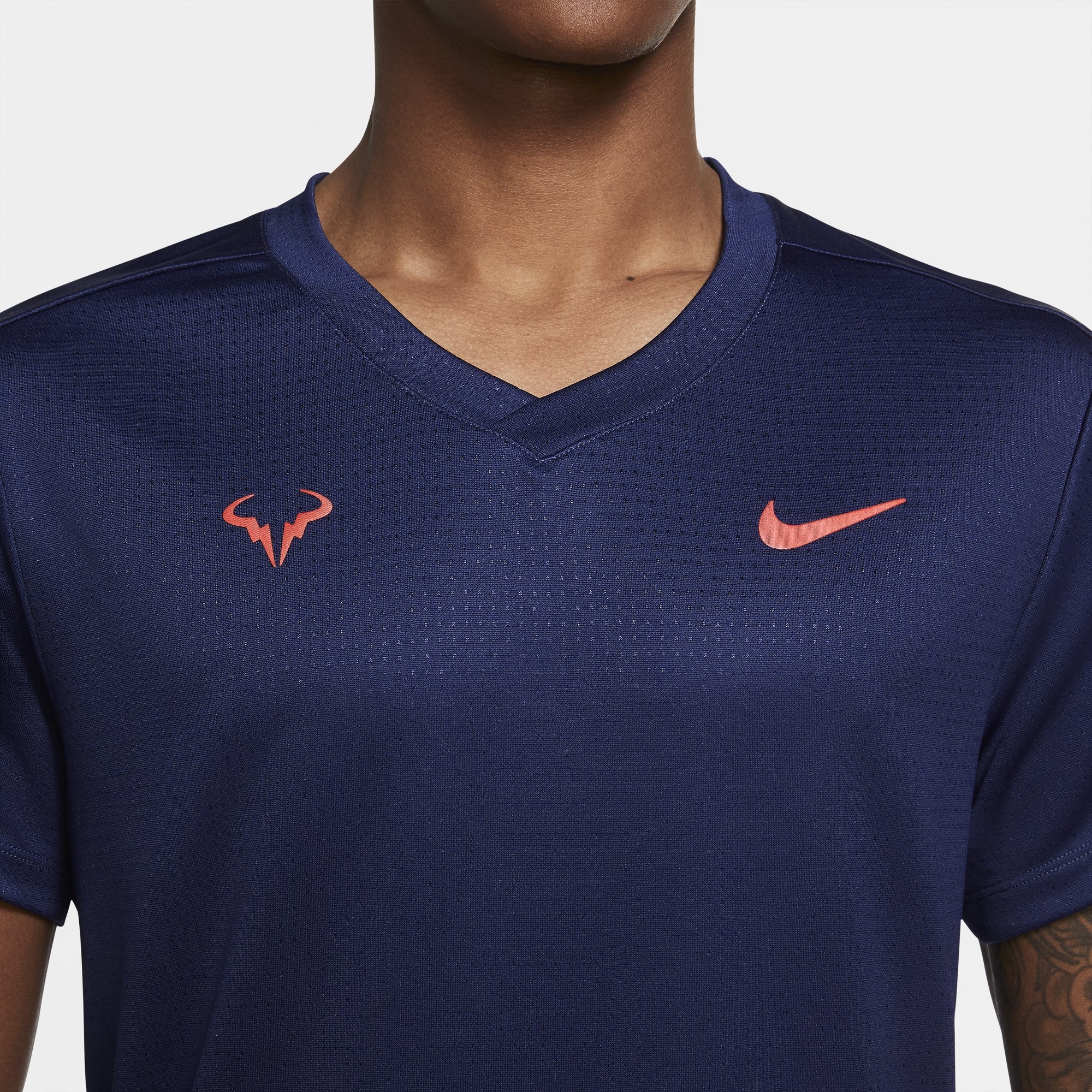 Nike Dri-FIT Challenger Rafa Slam Men's Tennis Shirt Blue (3)