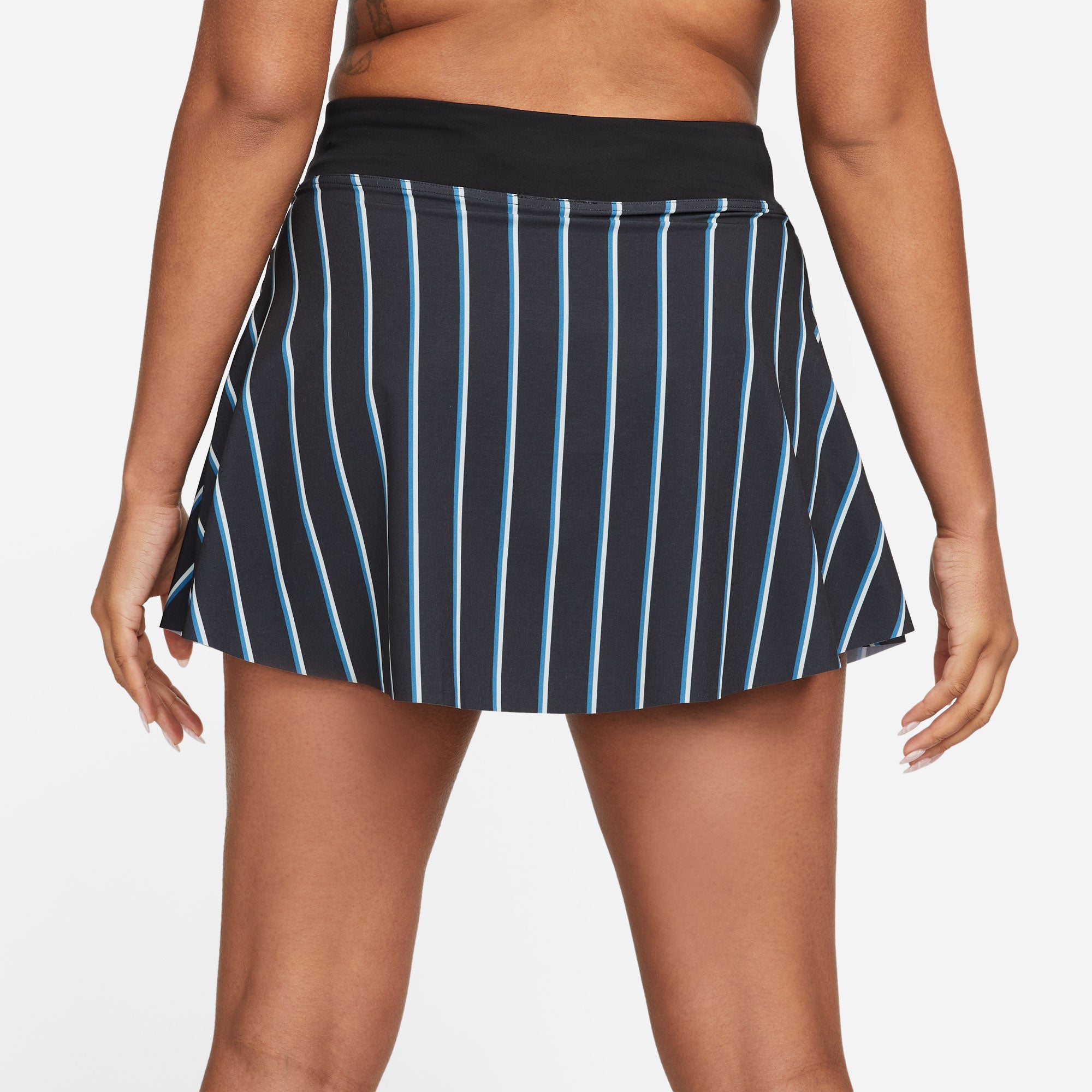 Nike Dri-FIT Club Women's Tall 15-Inch Printed Tennis Skirt Black (2)