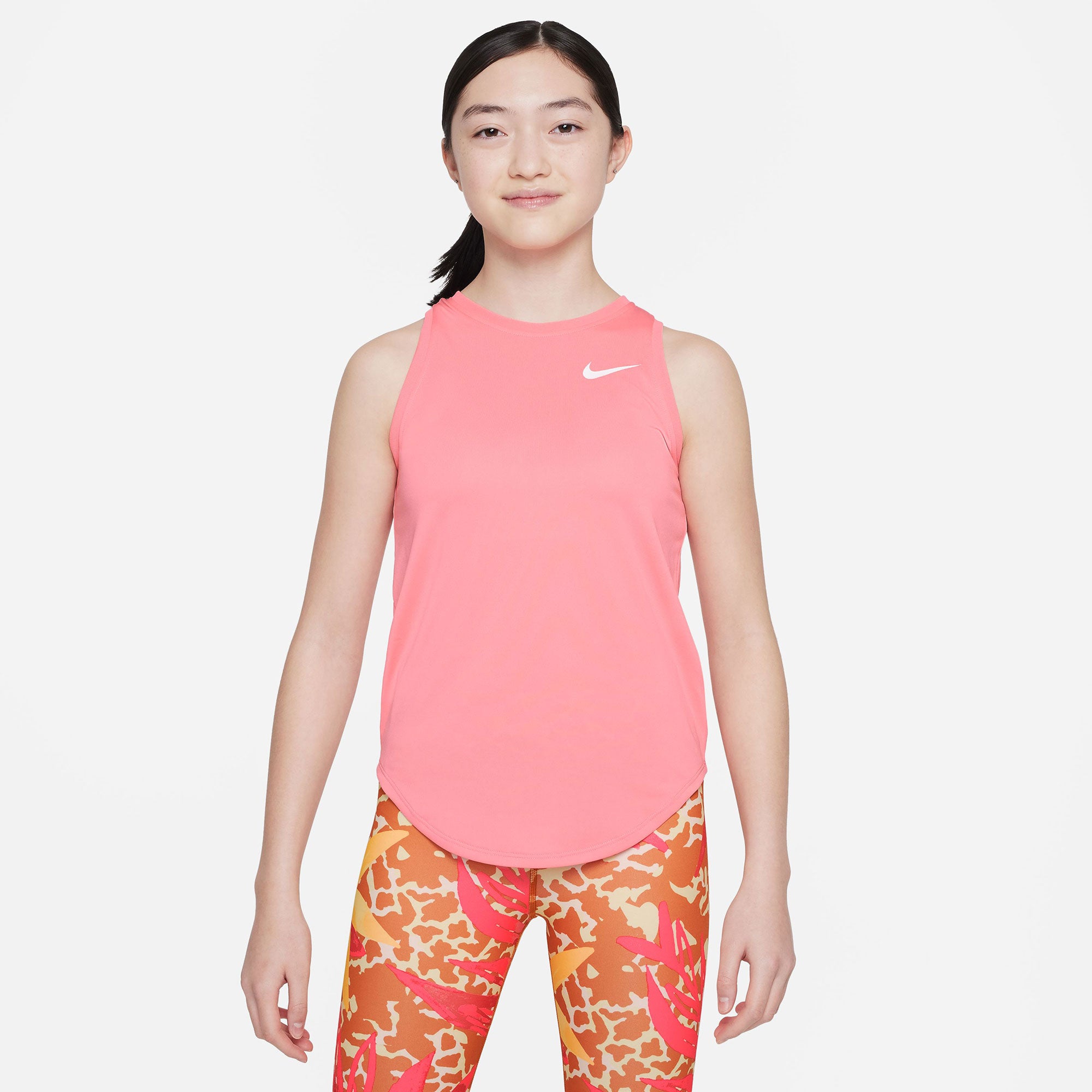 Nike Dri-FIT Essentials Girls' Tank Pink (1)