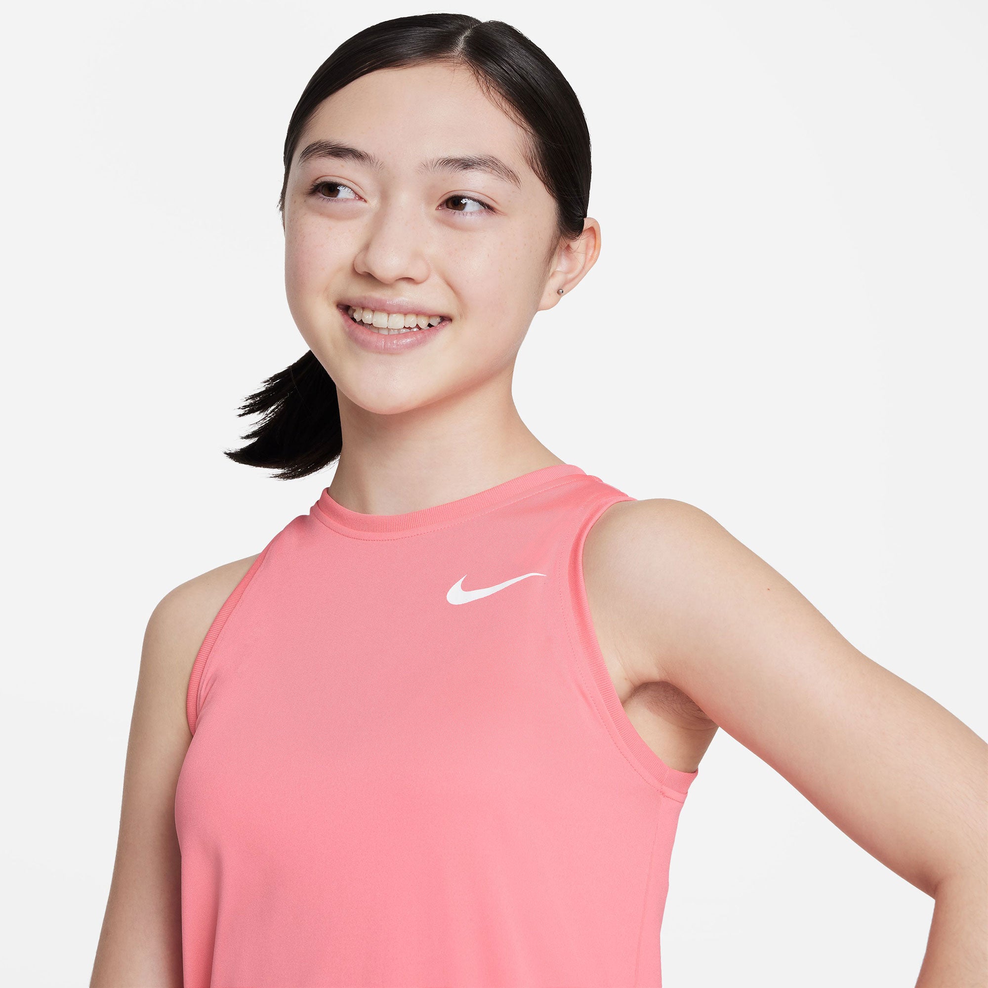 Nike Dri-FIT Essentials Girls' Tank Pink (3)