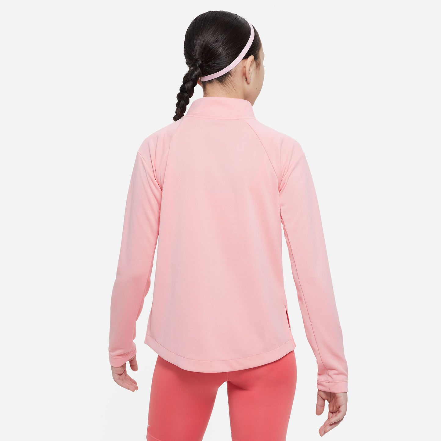 Nike Dri-FIT Girls' Long-Sleeve Top Pink (2)