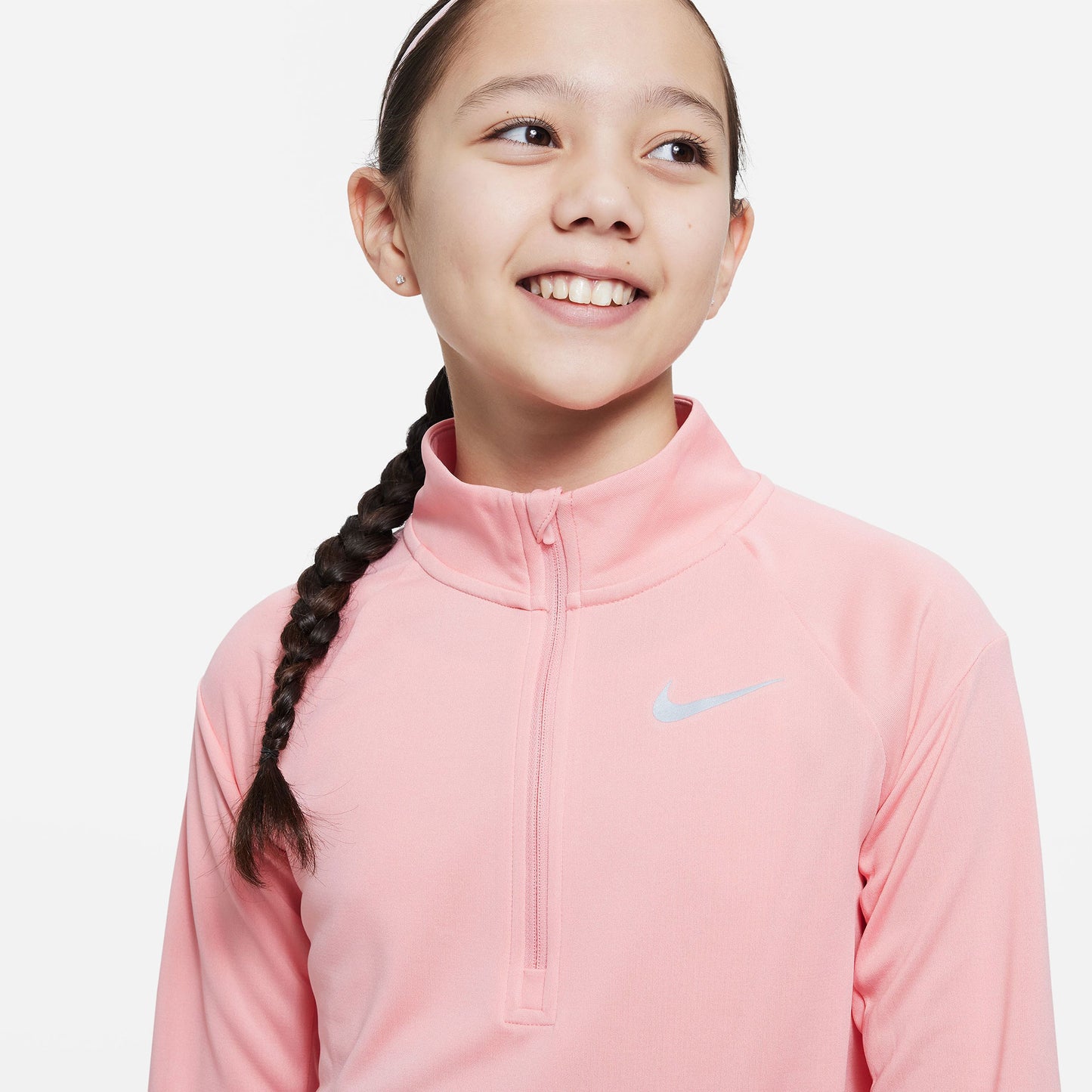 Nike Dri-FIT Girls' Long-Sleeve Top Pink (3)