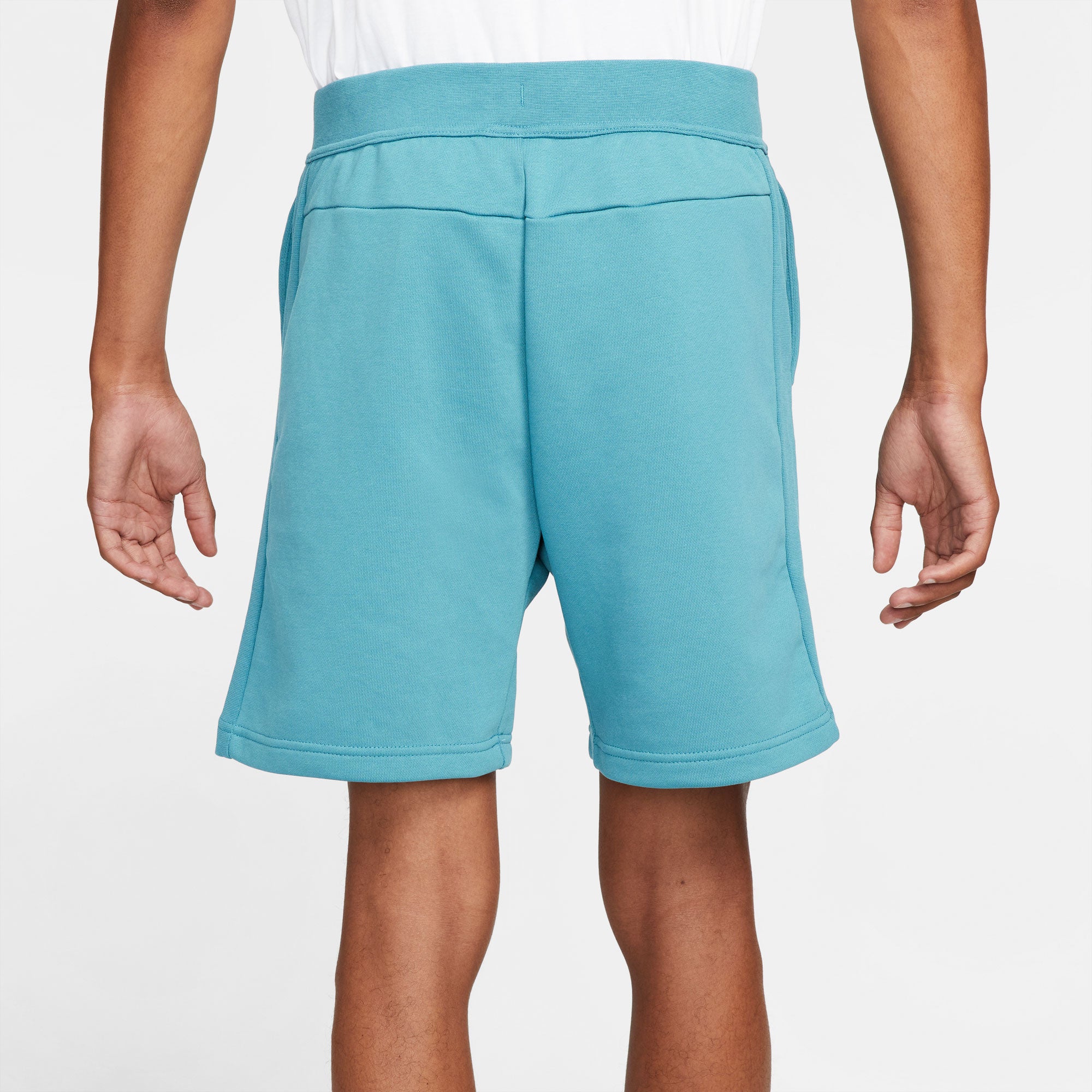 Nike Dri-FIT Heritage Men's Fleece Tennis Shorts Blue (2)