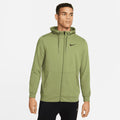 Nike Dri-FIT Men's Fleece Full-Zip Training Hoodie Green (1)
