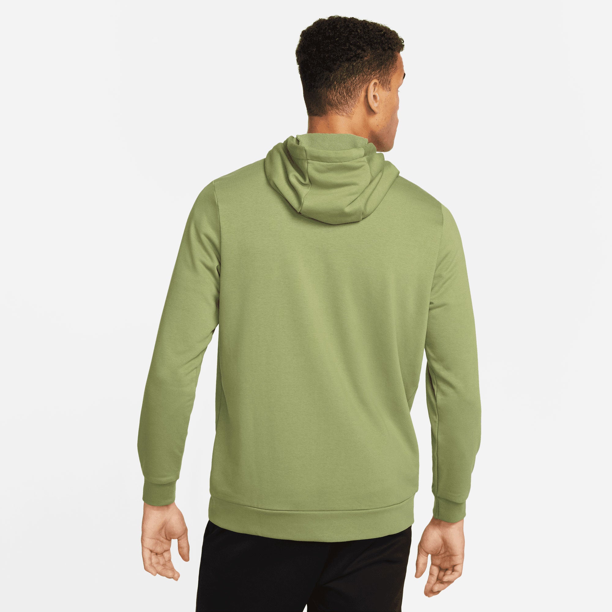 Nike Dri-FIT Men's Fleece Full-Zip Training Hoodie Green (2)