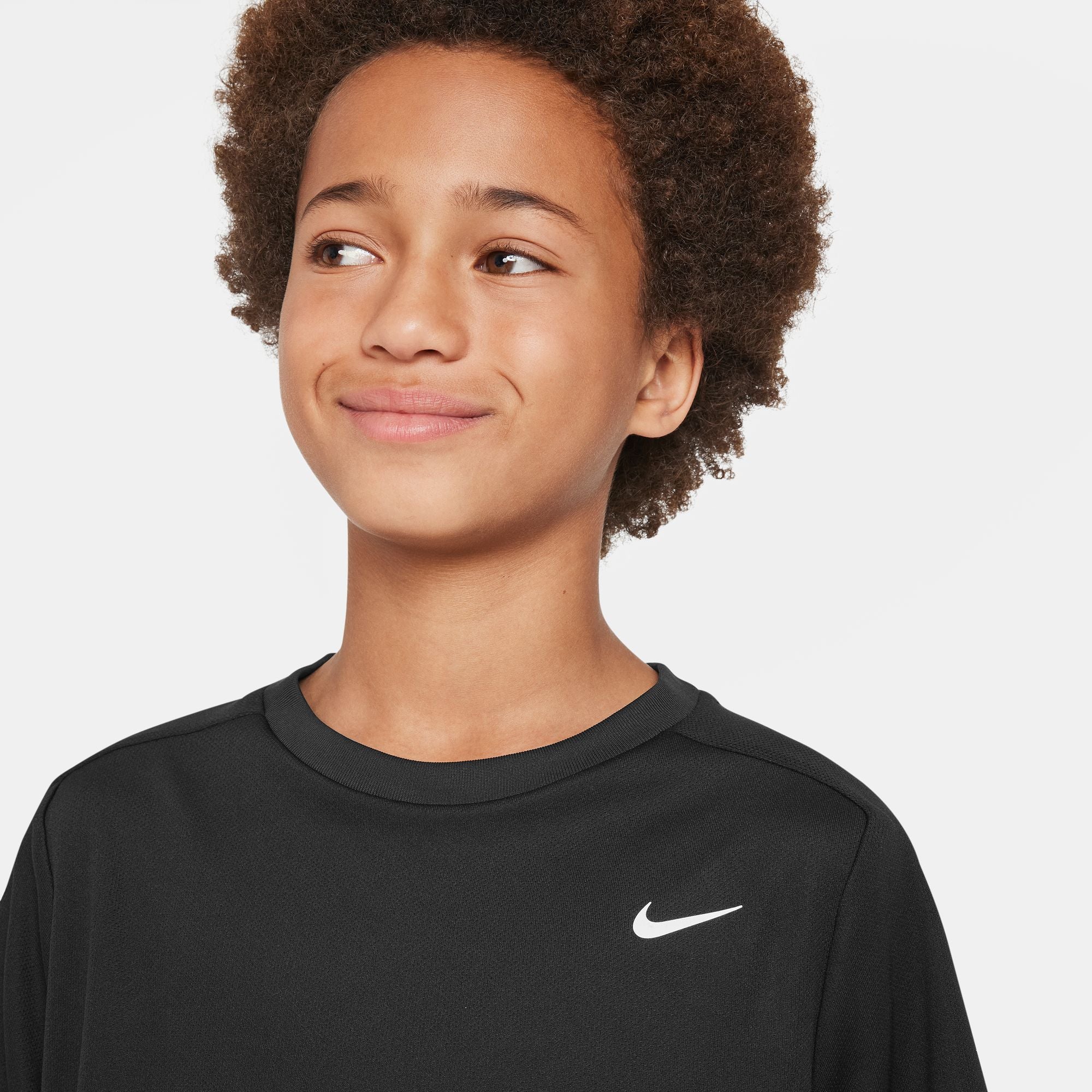 Nike Dri-FIT Multi Boys' Short Sleeve Shirt Black (3)