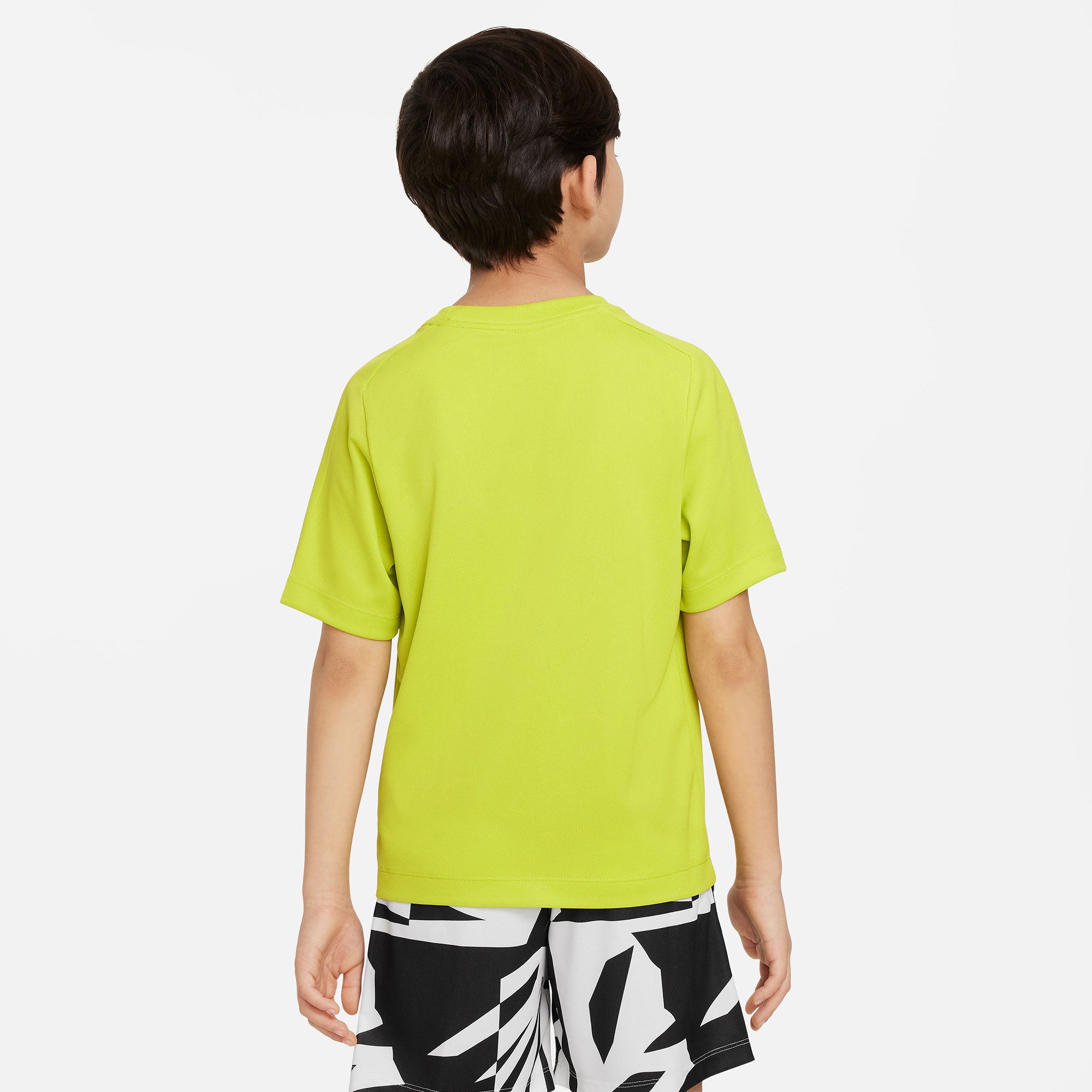 Nike Dri-FIT Multi Boys' Short Sleeve Shirt Green (2)