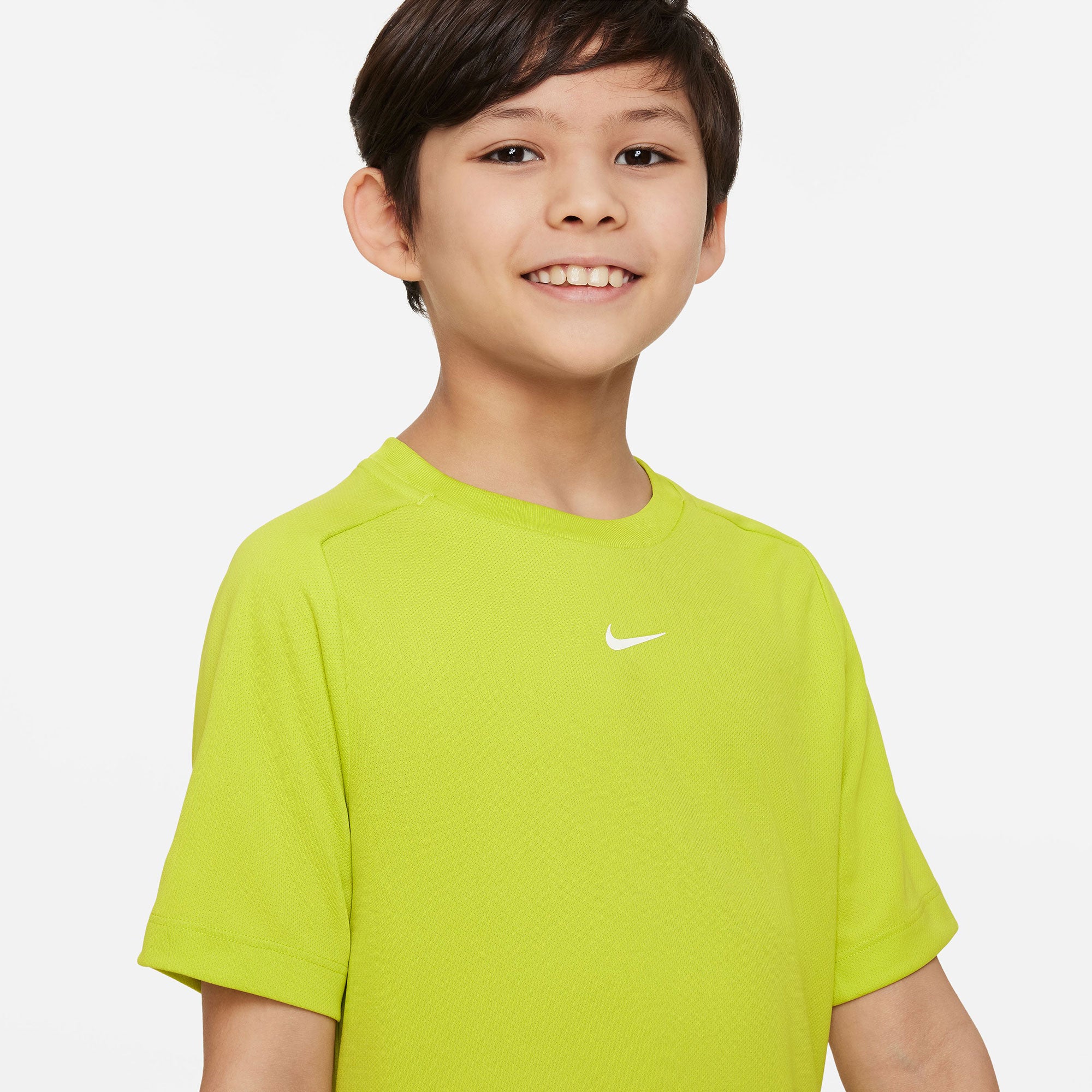 Nike Dri-FIT Multi Boys' Short Sleeve Shirt Green (3)